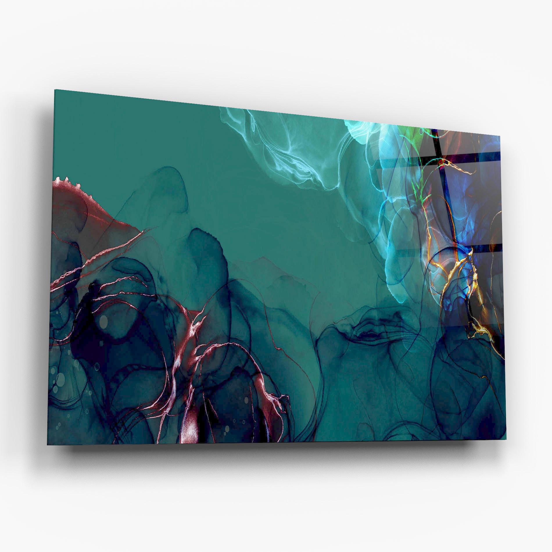 Üvegkép Darkish Abstract mockup 6