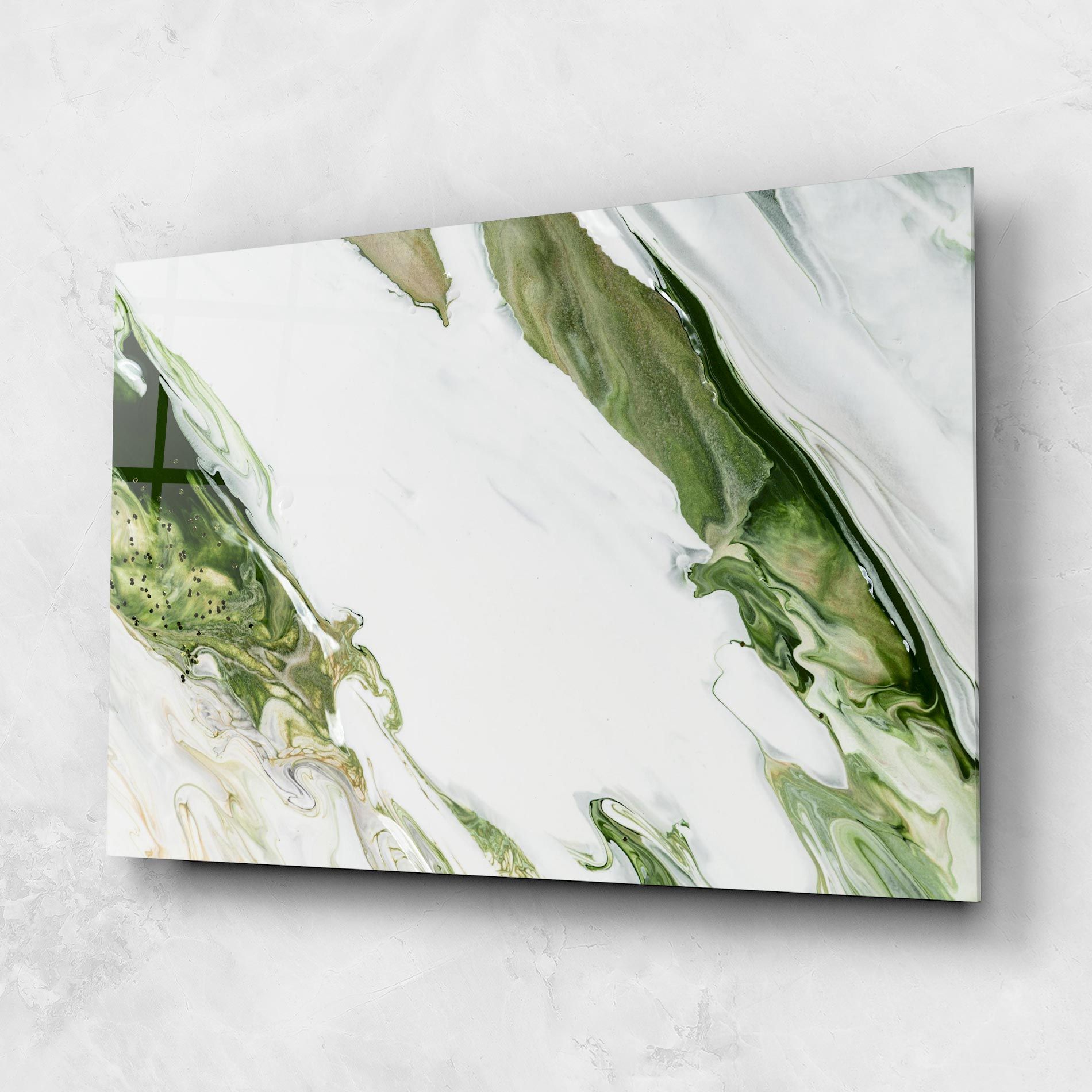 Green Liquid Marble mockup 1