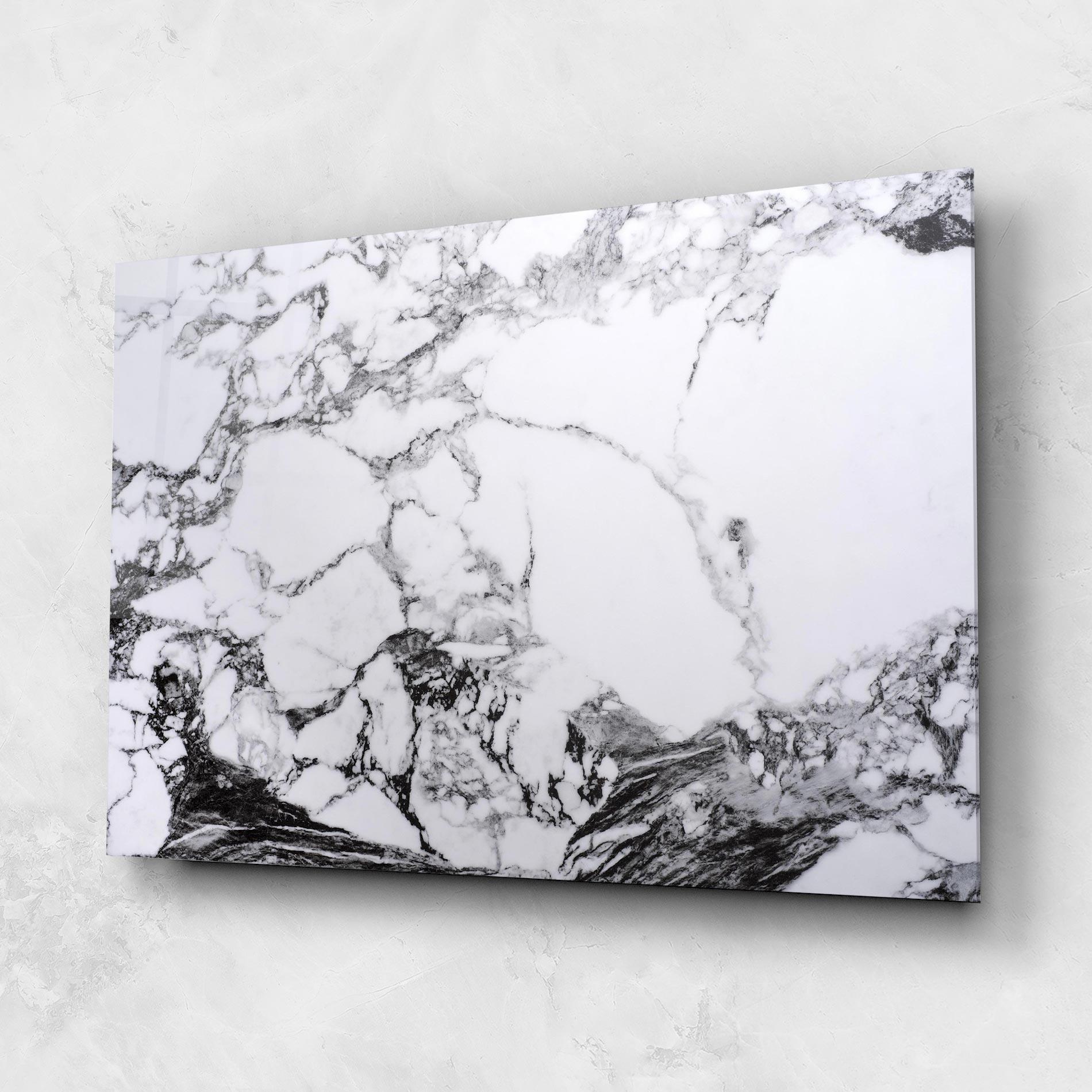 Üvegkép Marble Dark Grey mockup 1