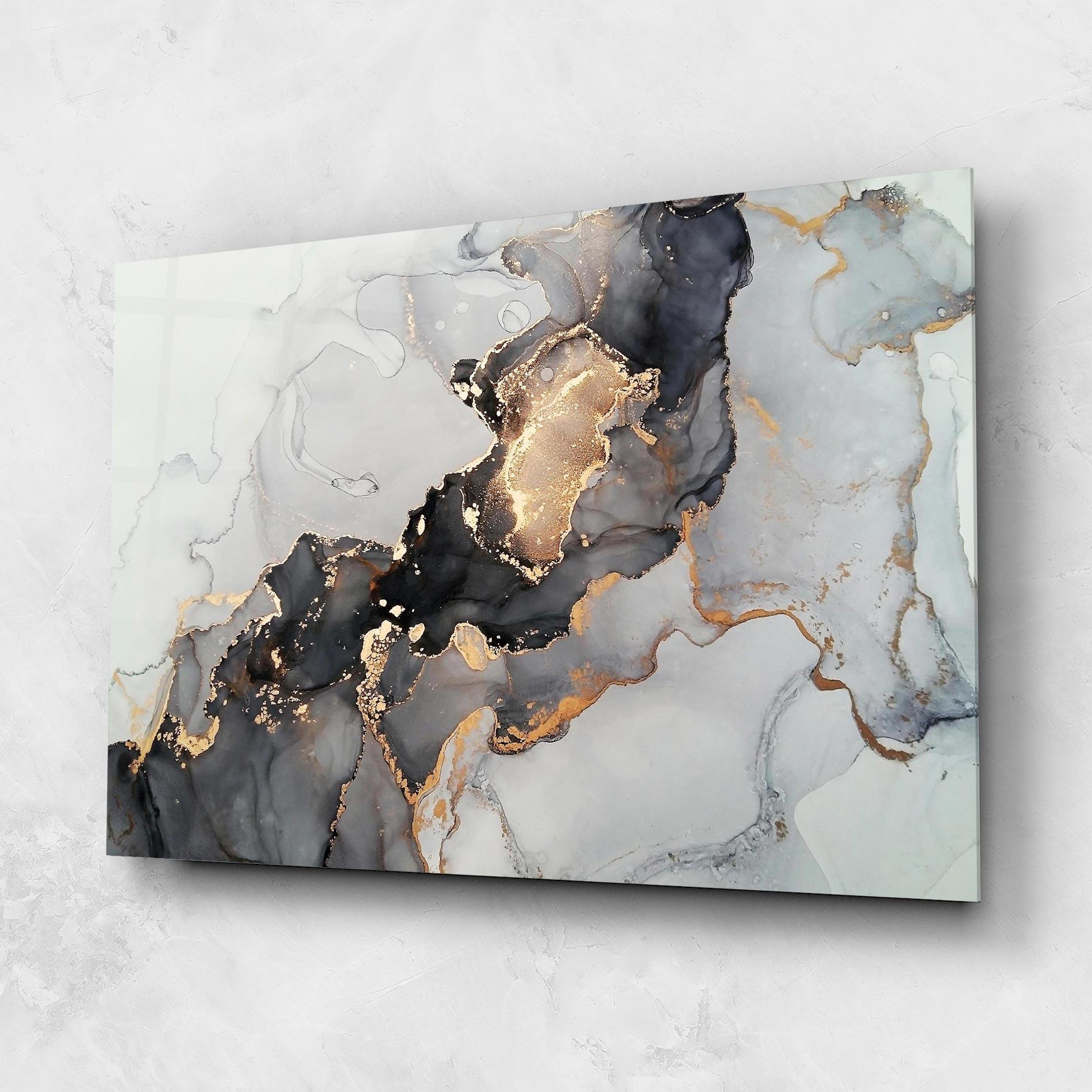 Üvegkép Marble Shades mockup 1