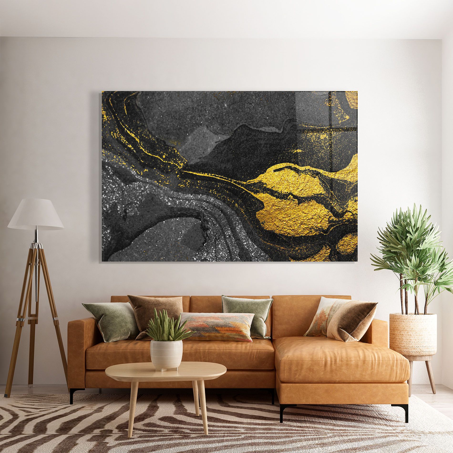 Black And Gold Texture mockup 7