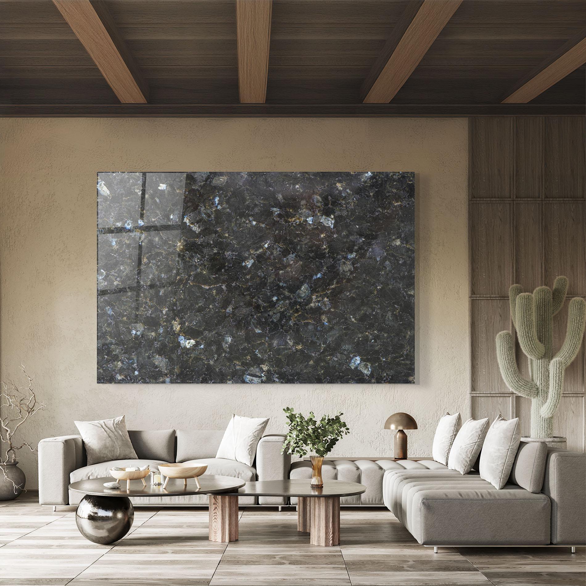 Üvegkép Dark Grey Marble mockup 8