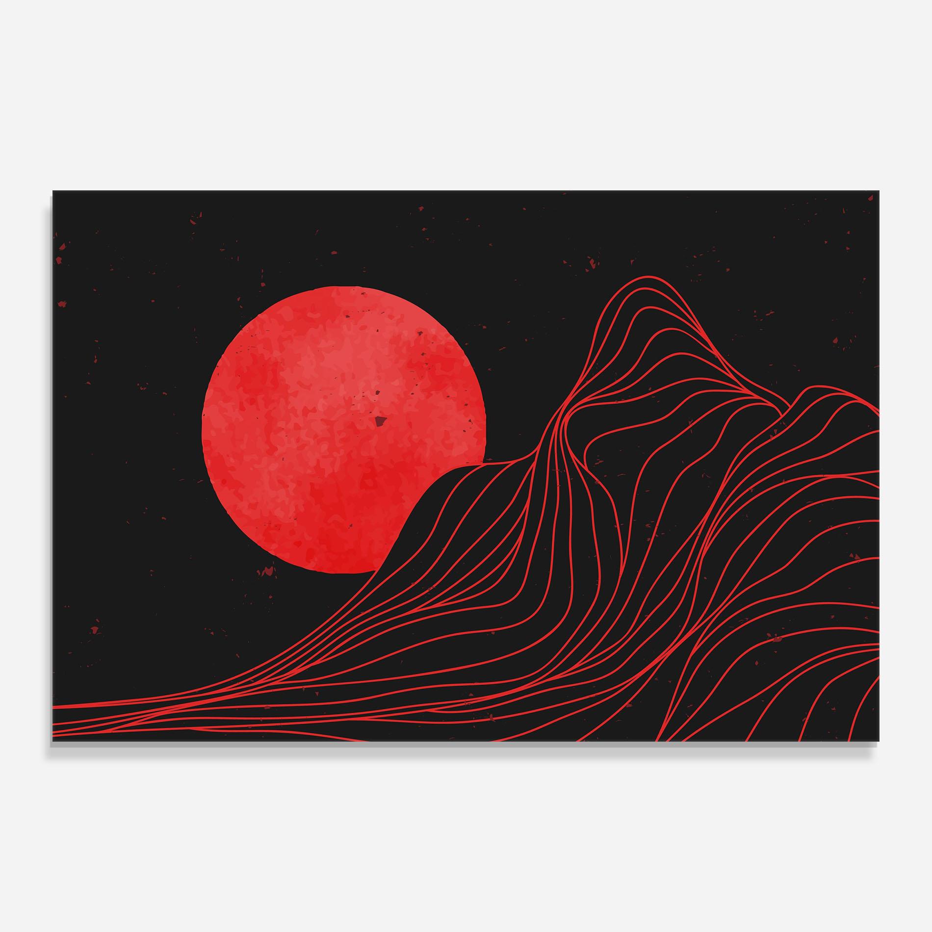 Üvegkép Bloody Moon mockup 0