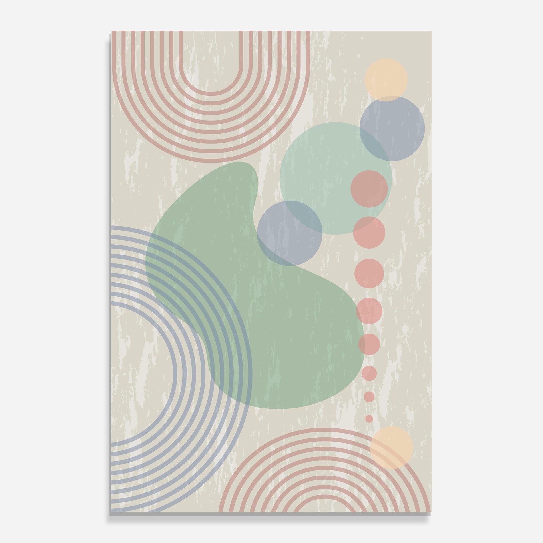 Green Pink Shapes mockup 0