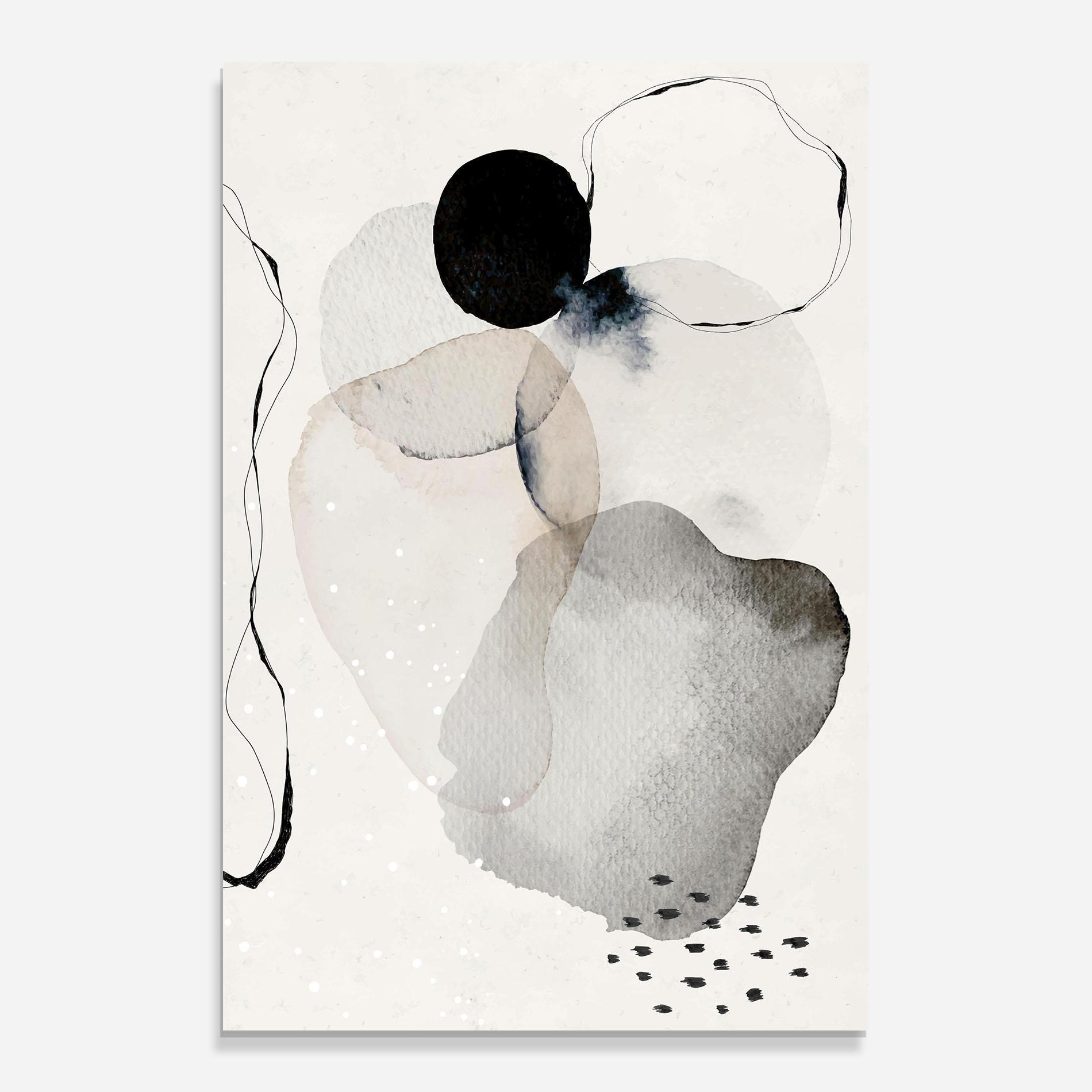 Üvegkép Water Color Art mockup 0