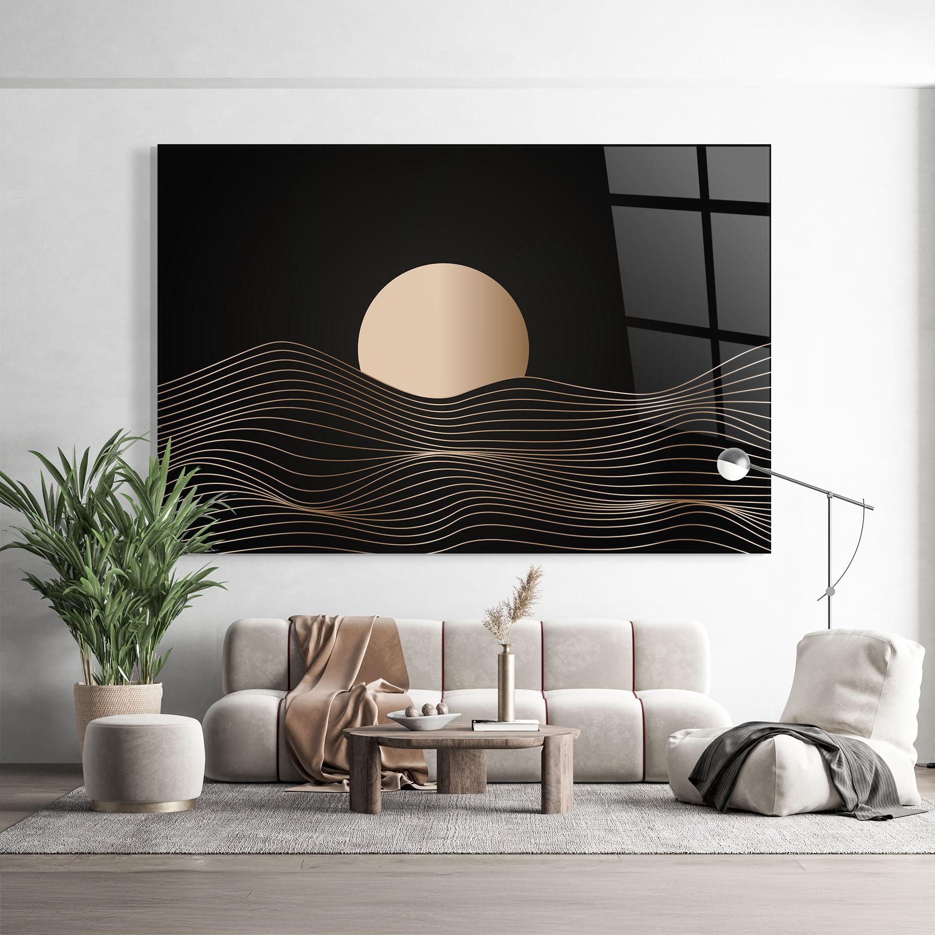 Üvegkép Cream Moon mockup 9