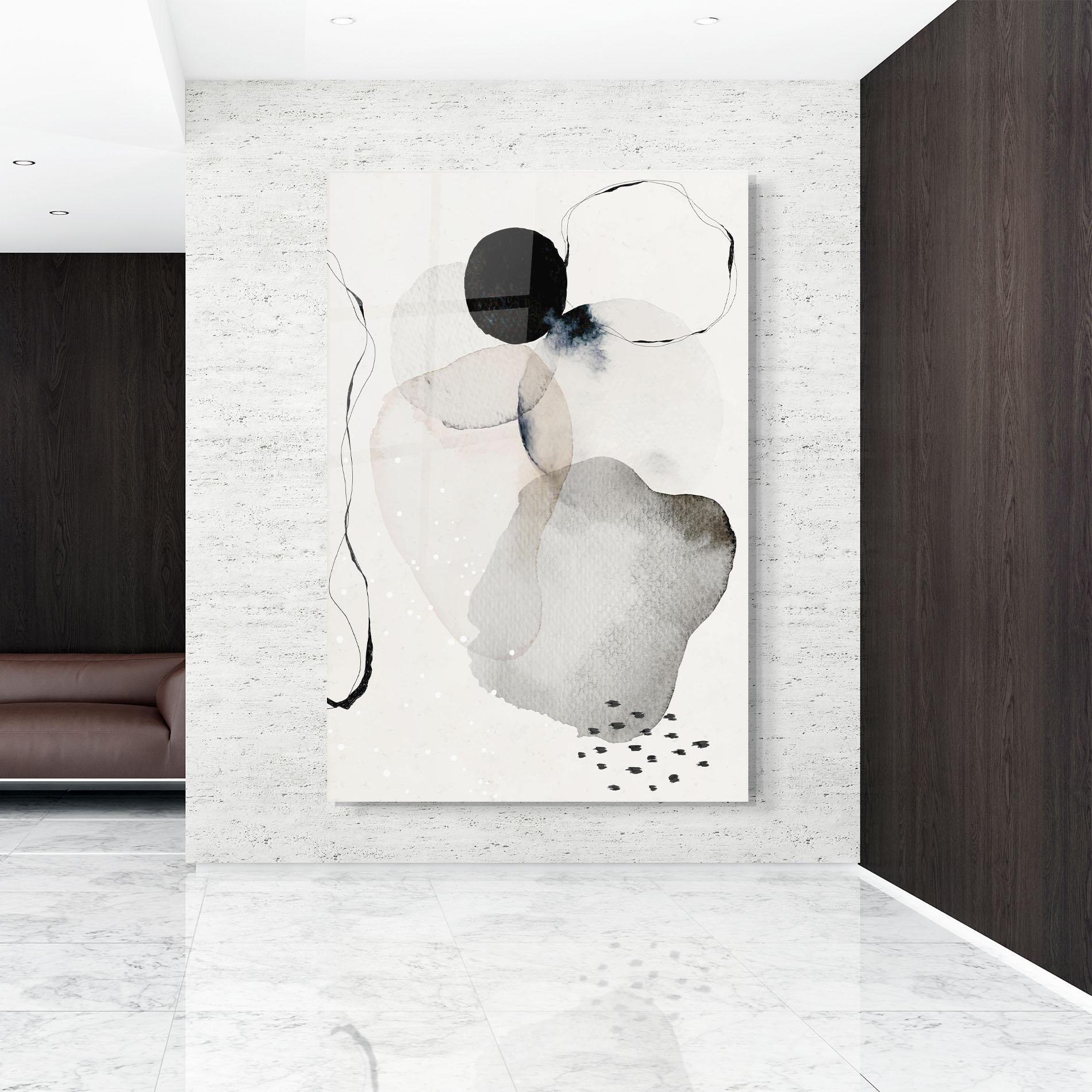 Üvegkép Water Color Art mockup 9