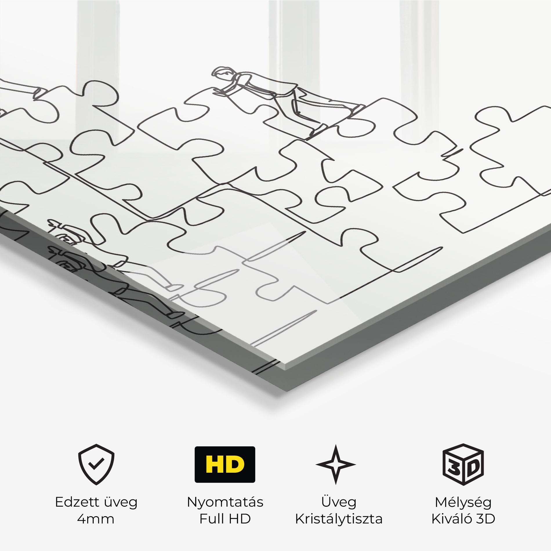 Üvegkép Businessman Up mockup 3