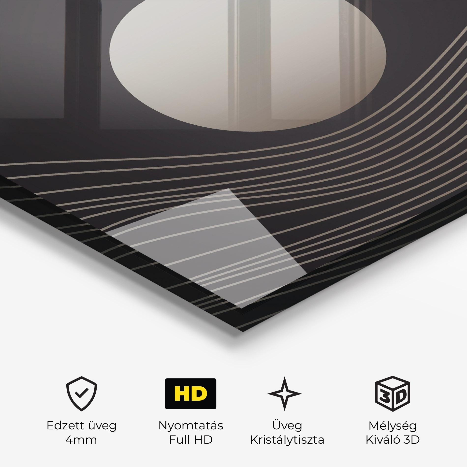 Üvegkép Grey Moon mockup 3