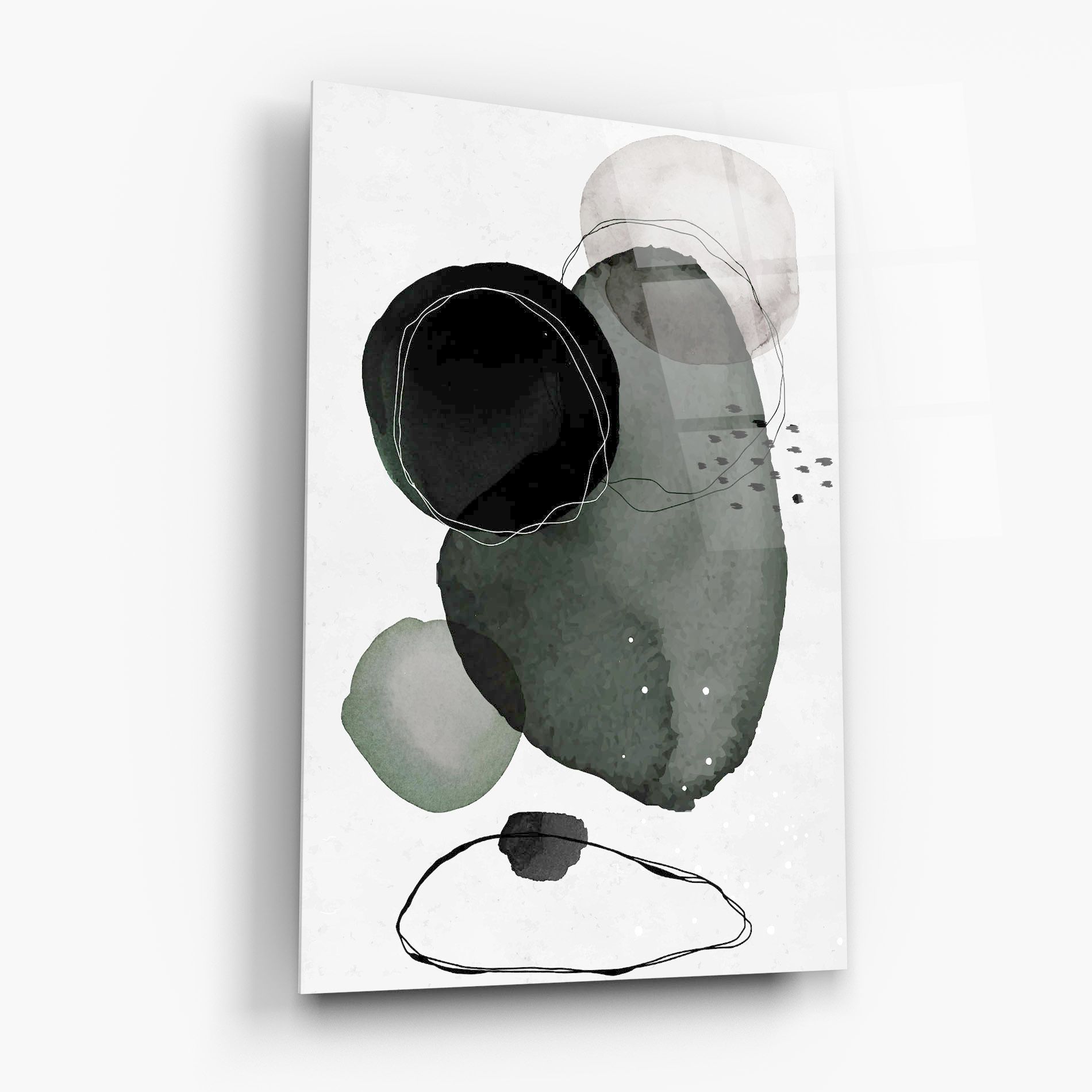 Green Watercolor mockup 6