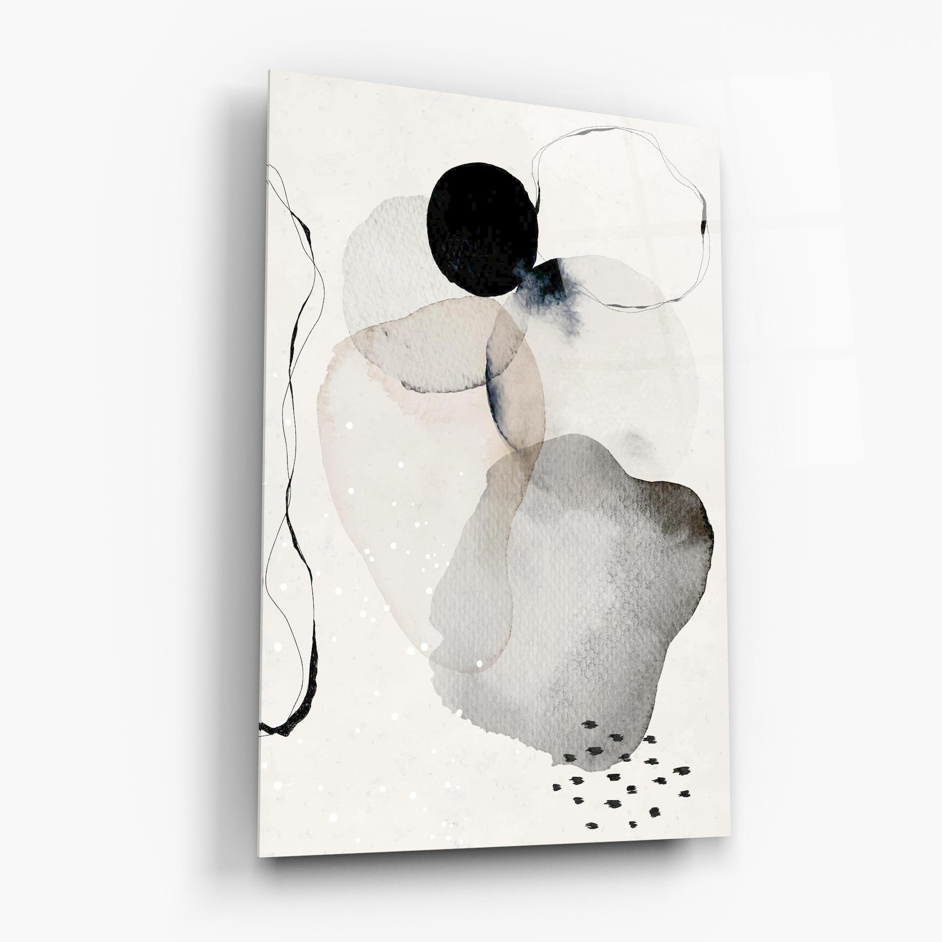 Üvegkép Water Color Art mockup 6