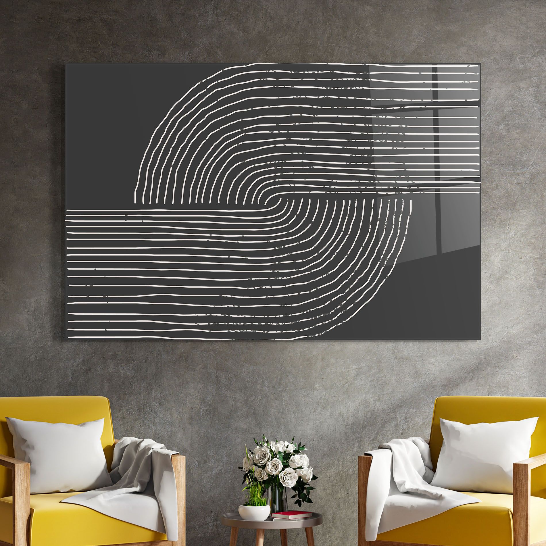 Minimalist Circle mockup 4