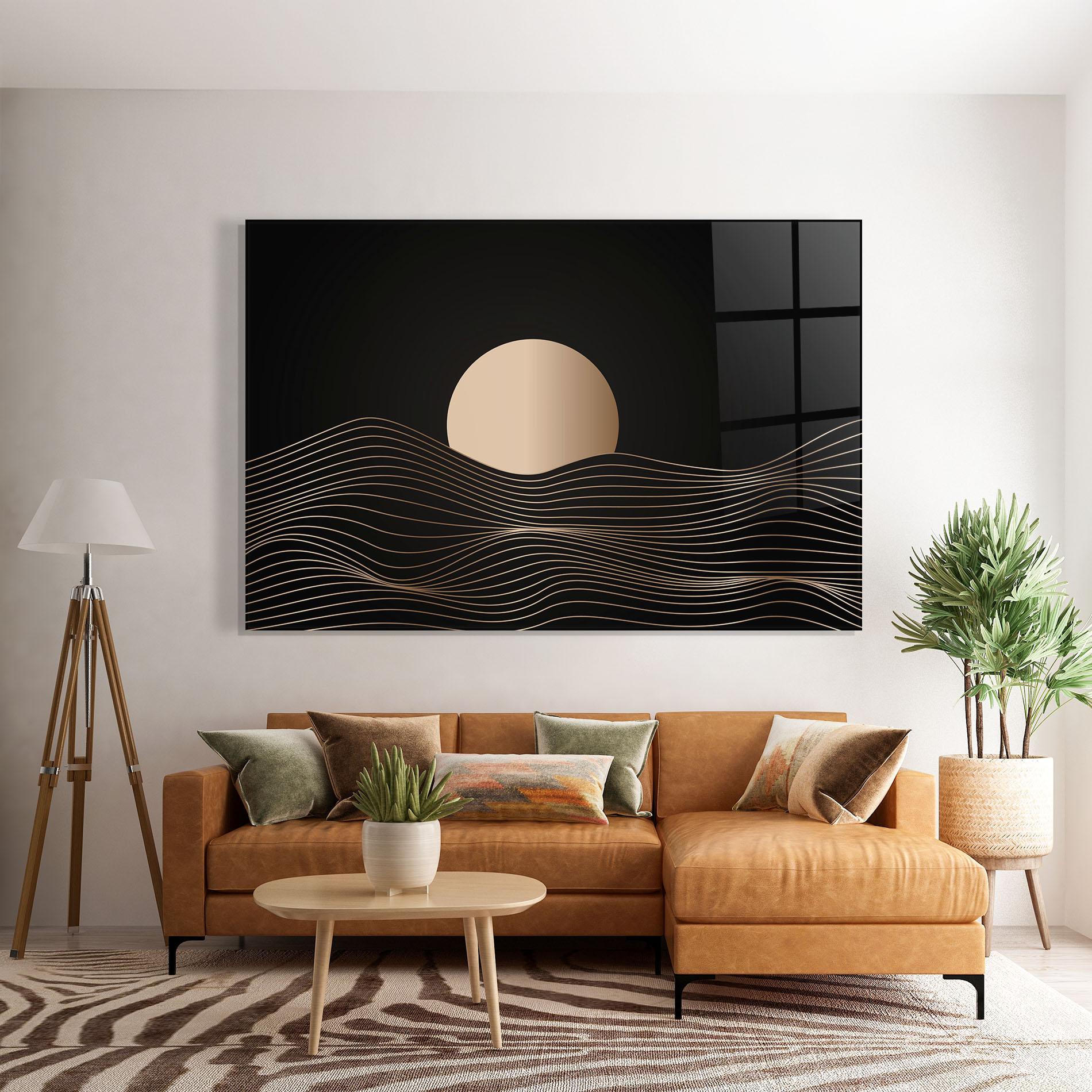 Üvegkép Cream Moon mockup 7