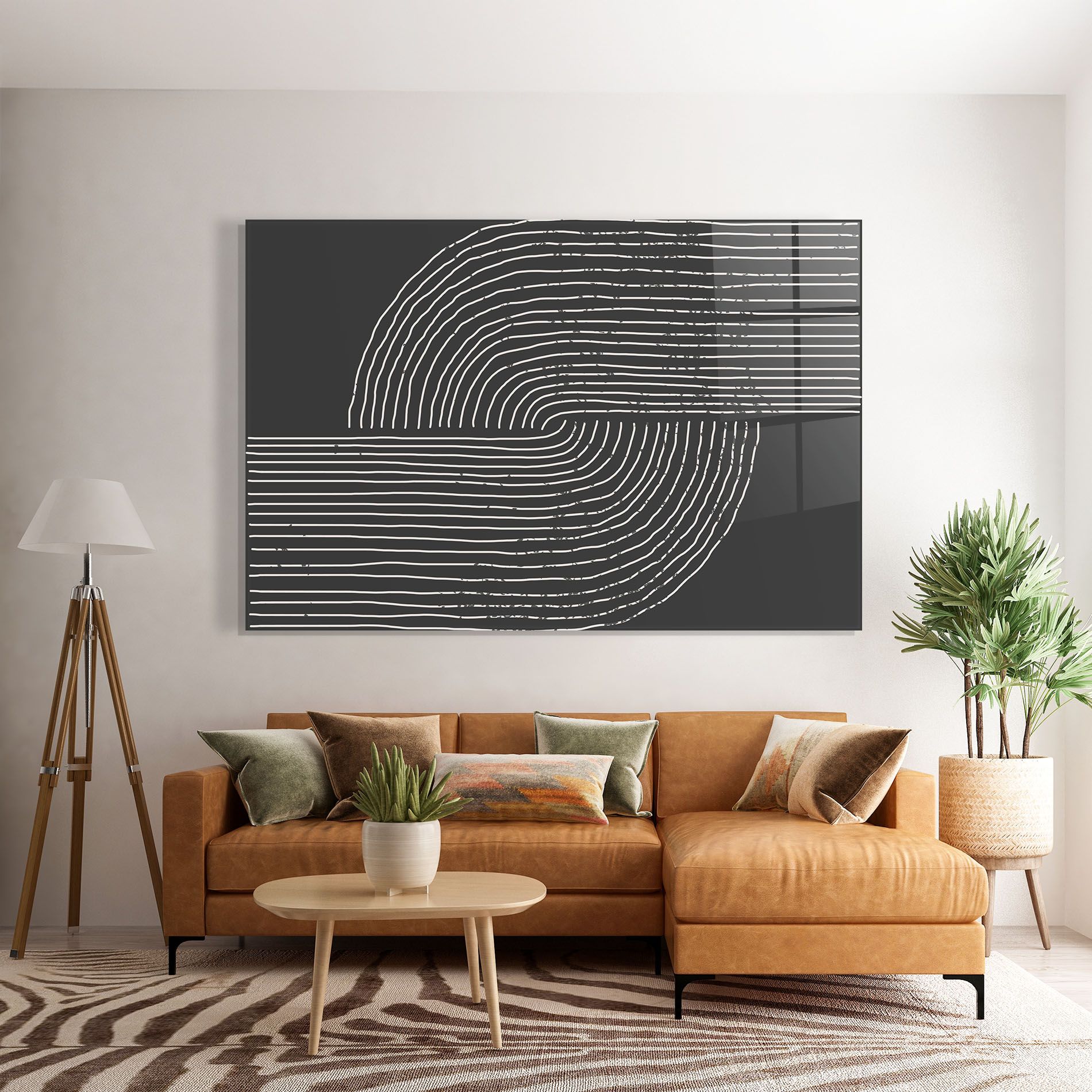 Minimalist Circle mockup 7