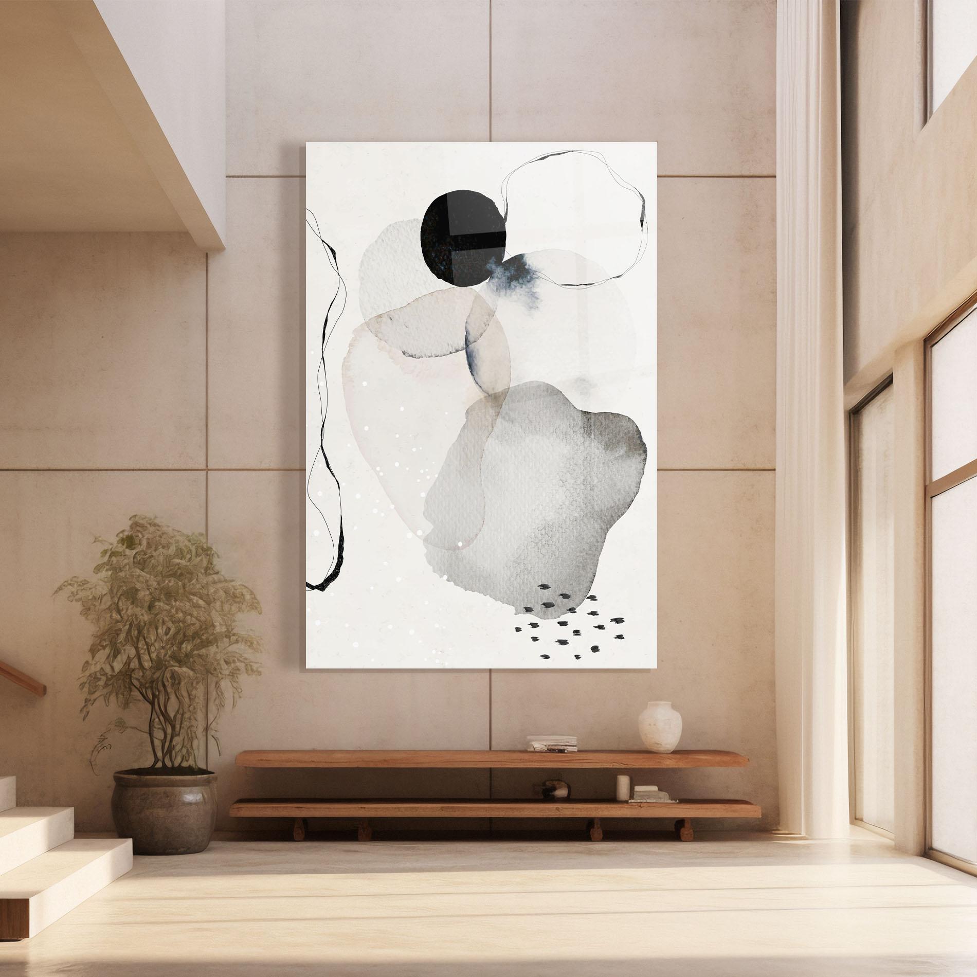 Üvegkép Water Color Art mockup 8