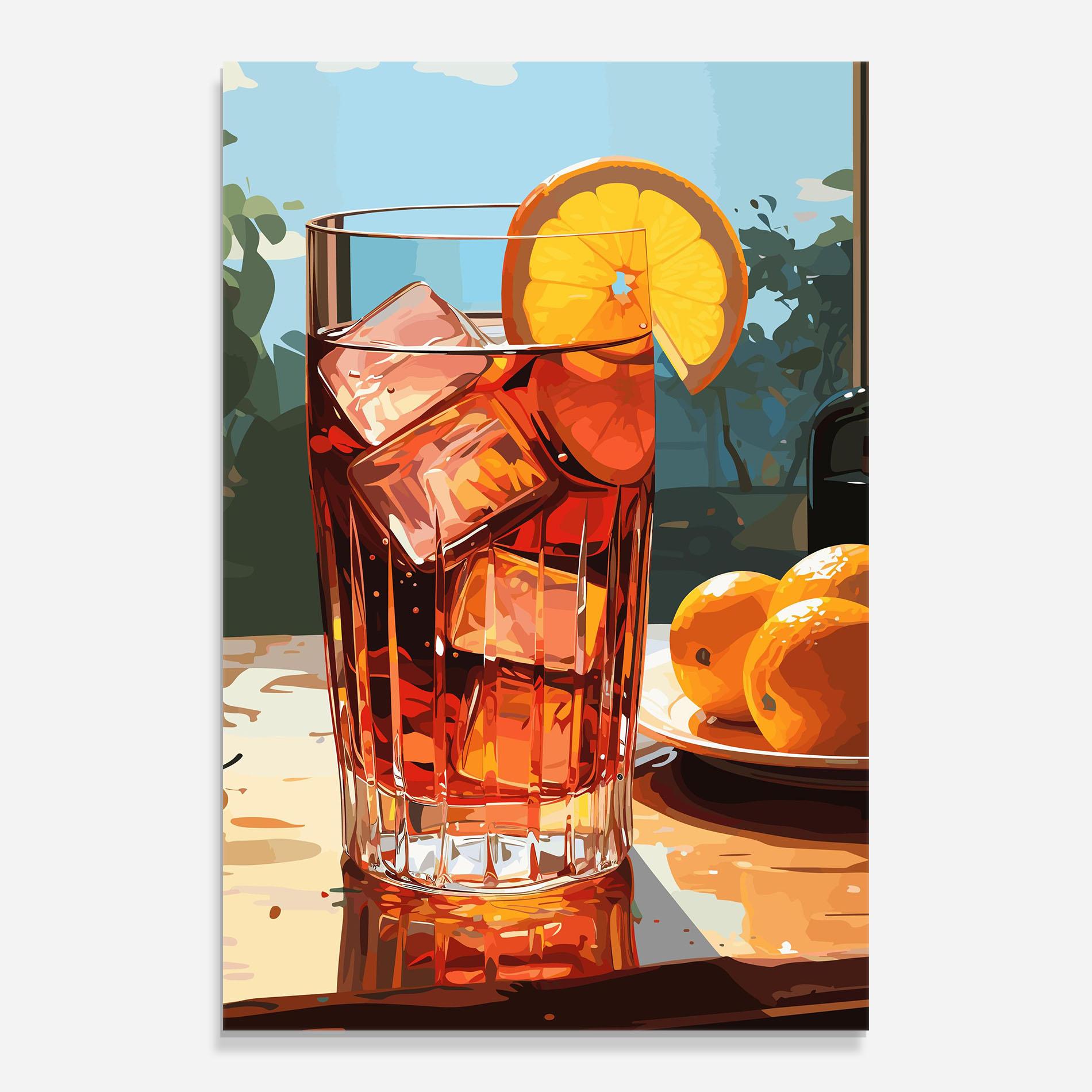 Üvegkép Cocktail Art mockup 0