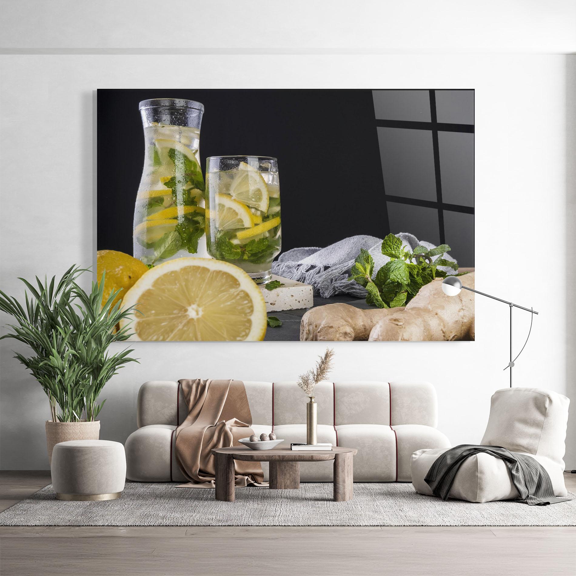 Üvegkép Ginger Lemonade mockup 9