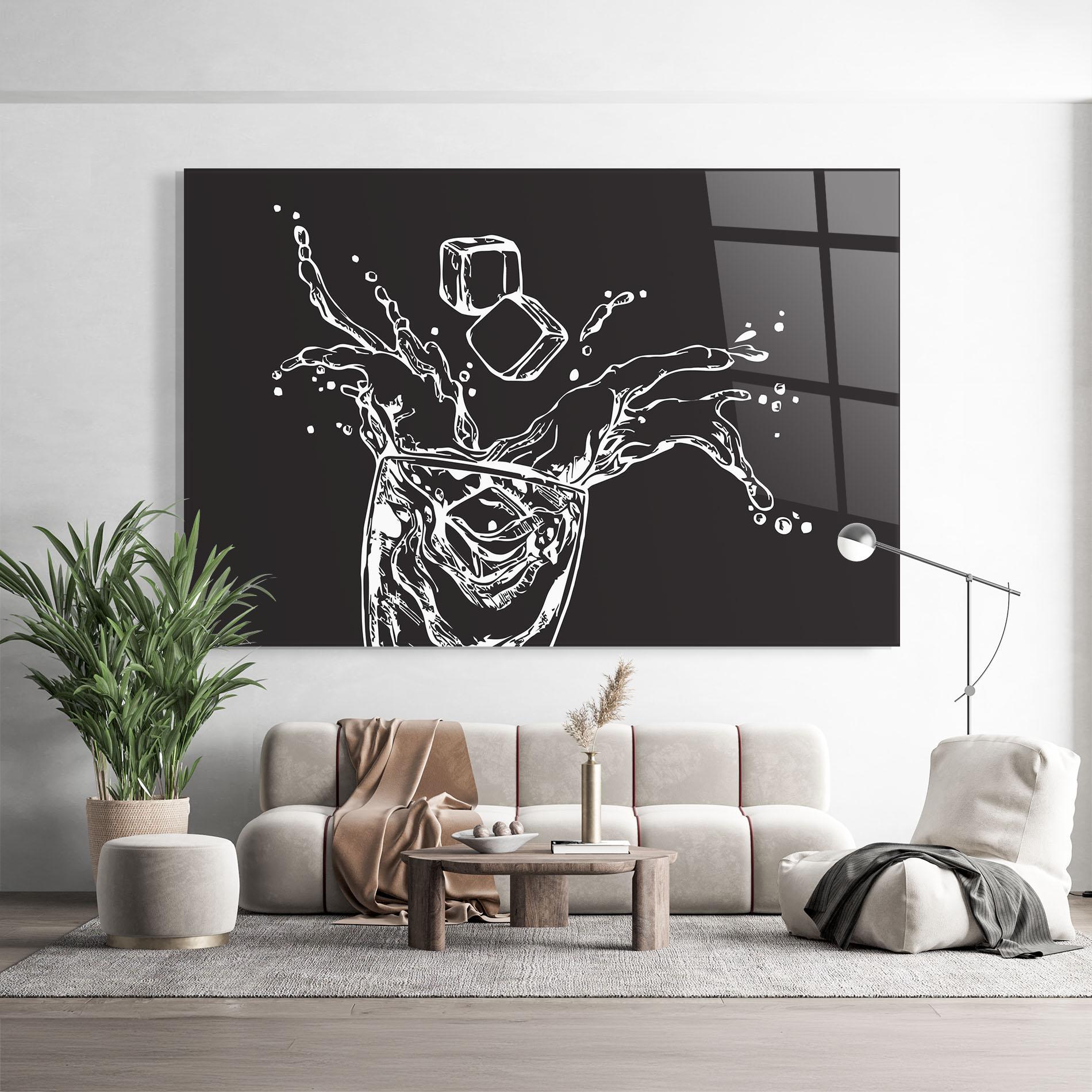 Üvegkép Ice Splash Drink mockup 9