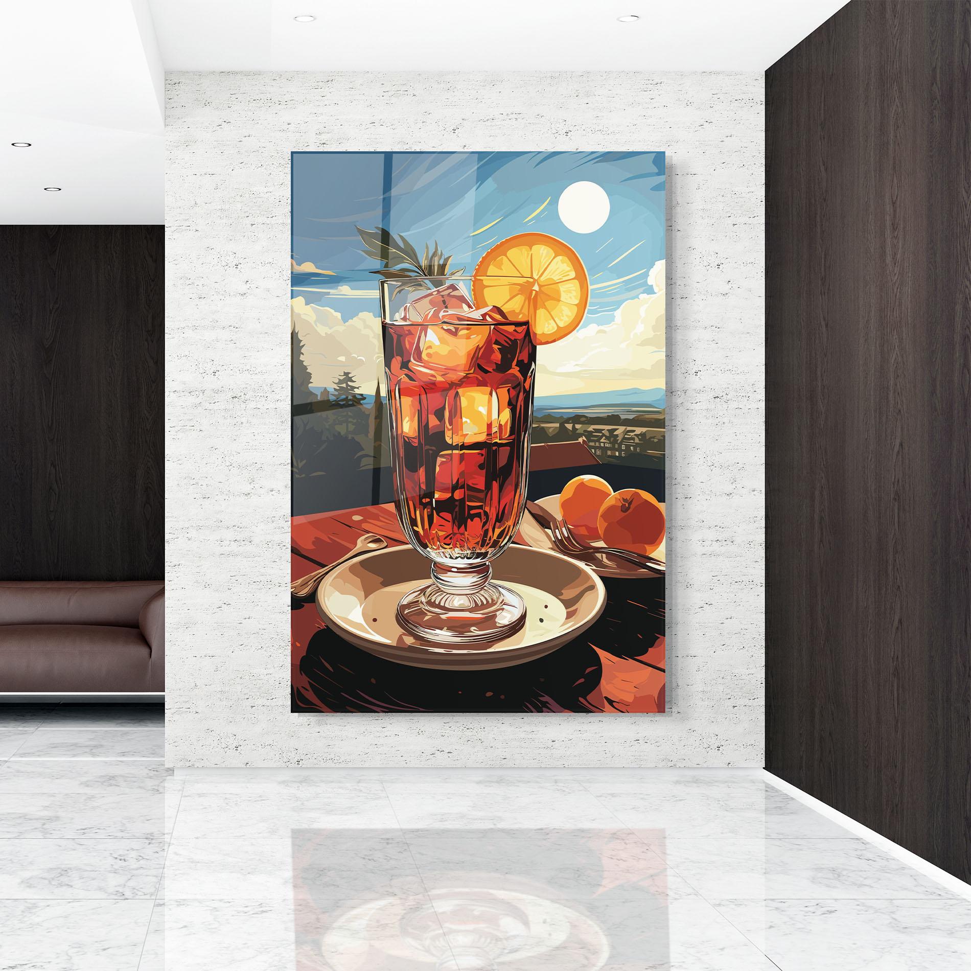 Üvegkép Cocktail Orange mockup 9