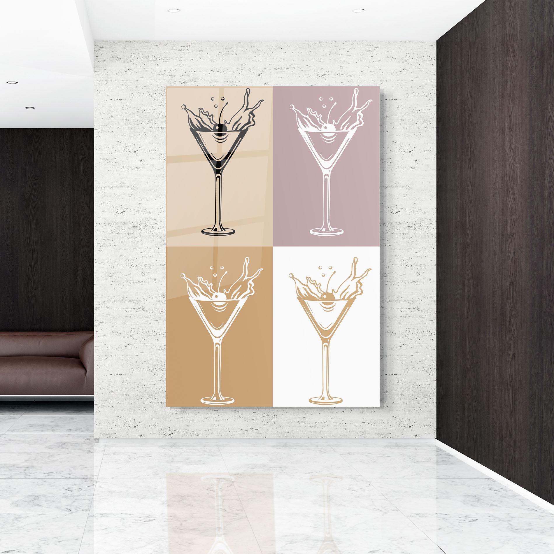 Üvegkép Drinks Mix mockup 9