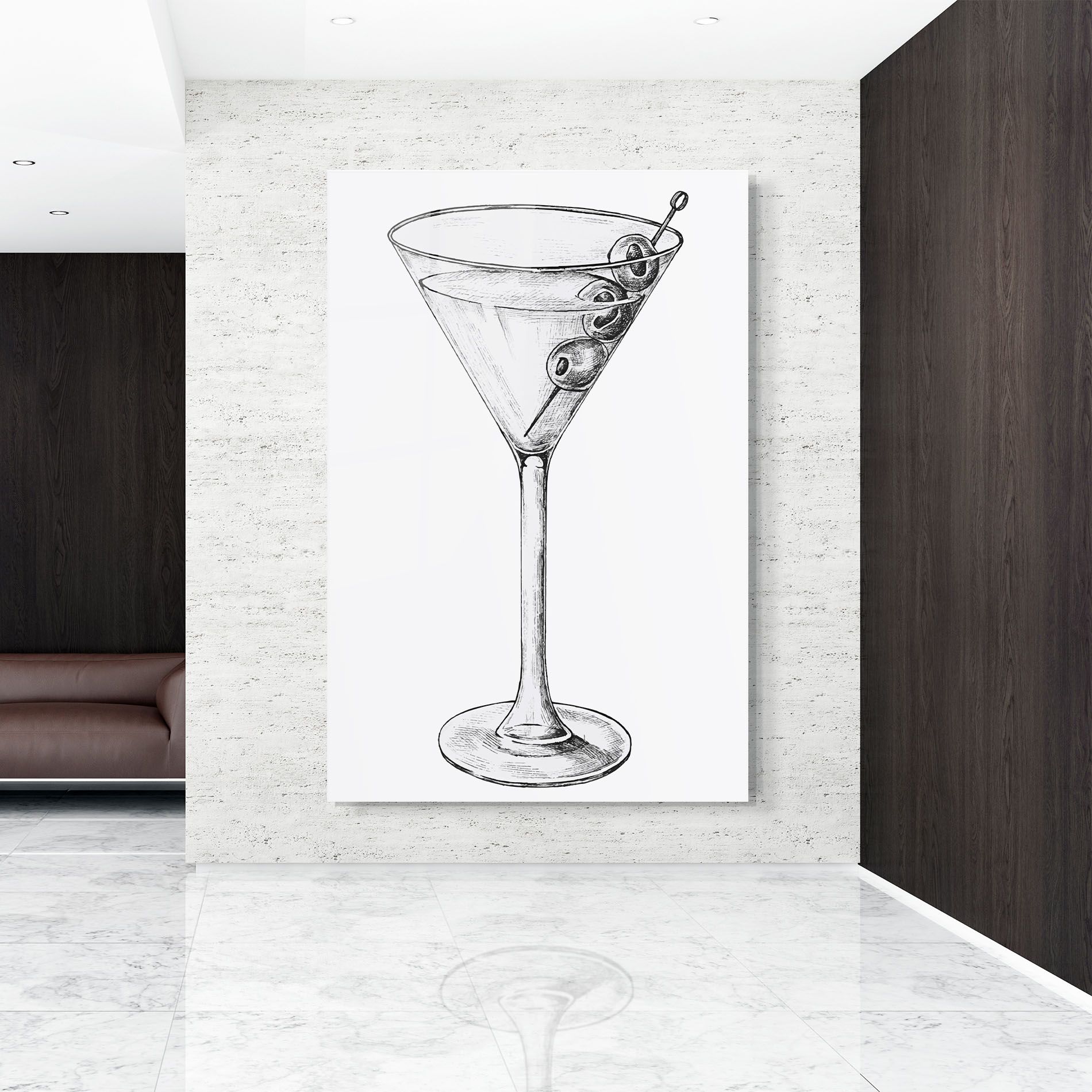 Hand Drawn Glass mockup 9