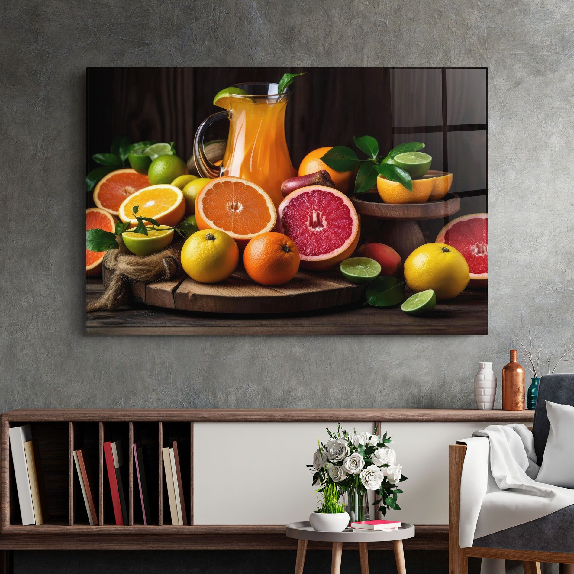 Glass Of Orange Juice mockup 2