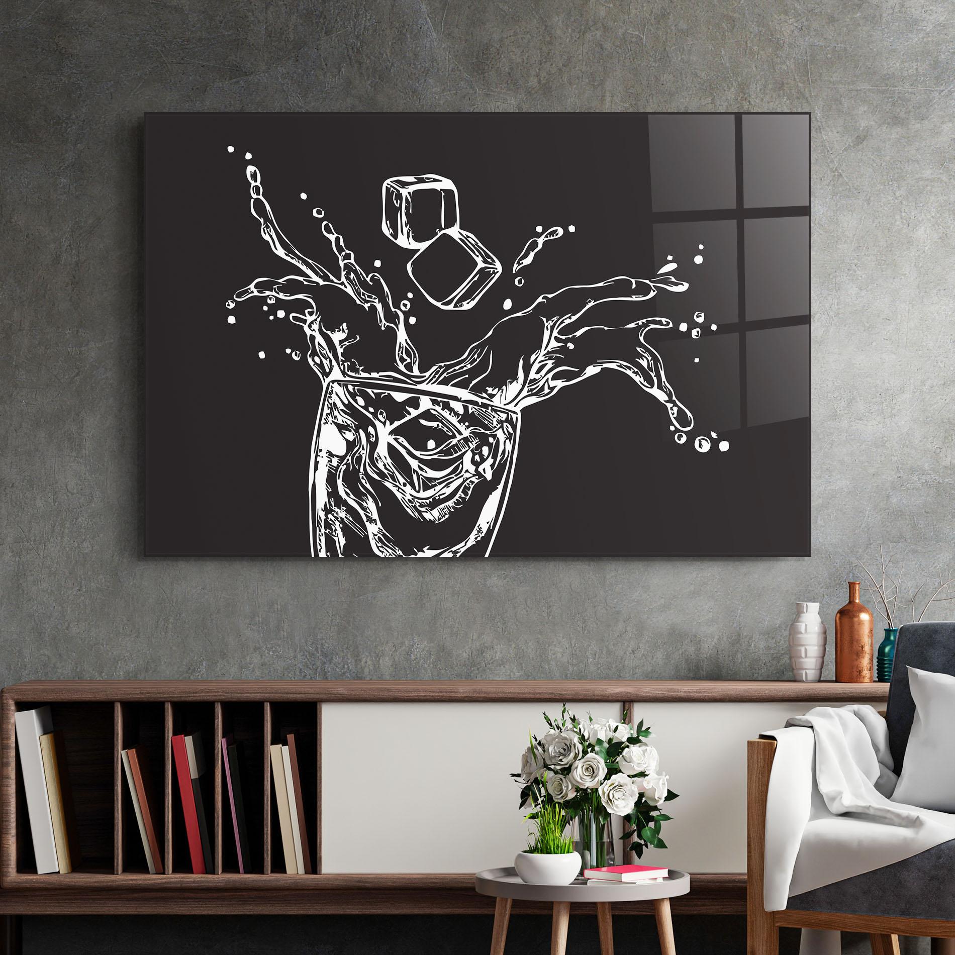 Üvegkép Ice Splash Drink mockup 2