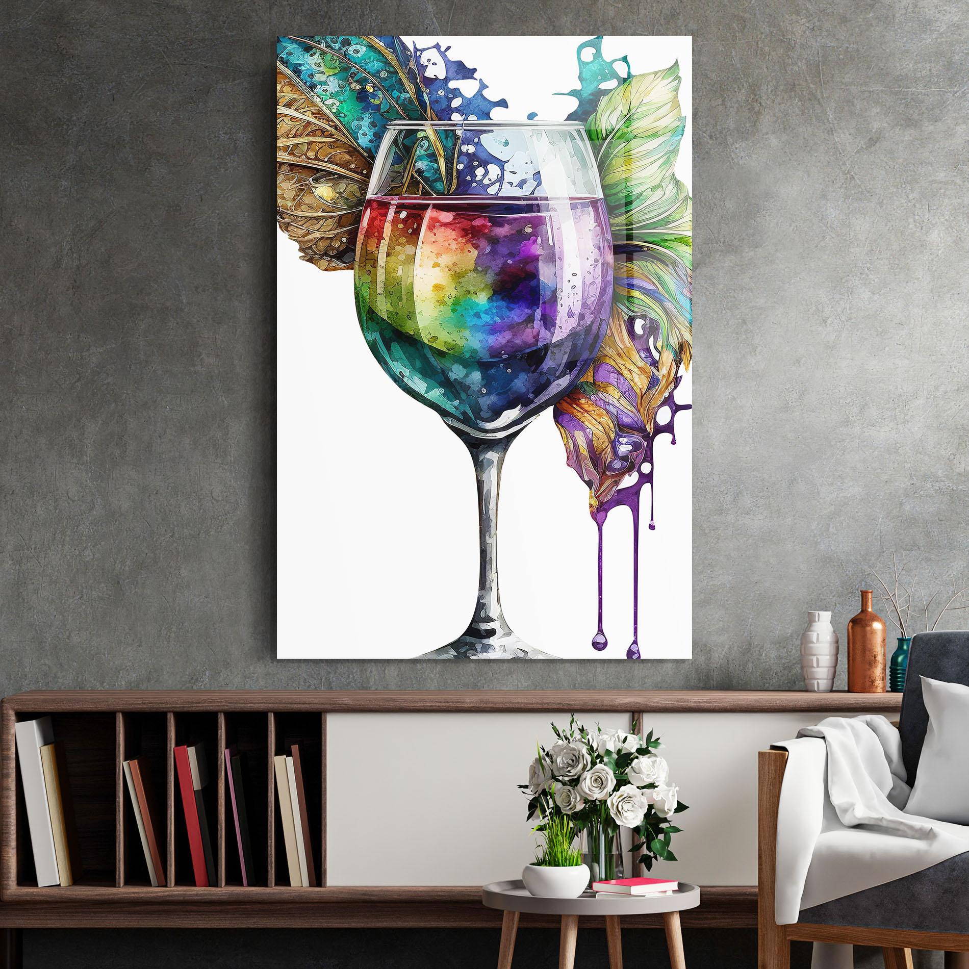 Üvegkép Colorful Drink mockup 2