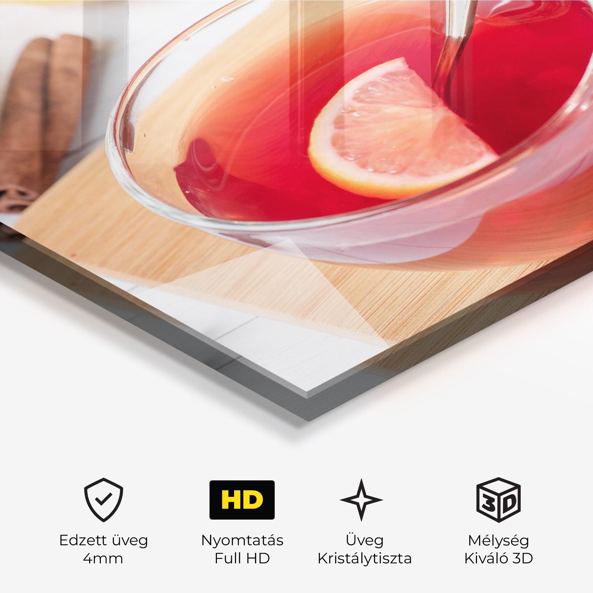 Üvegkép Homemade Lemonade mockup 3