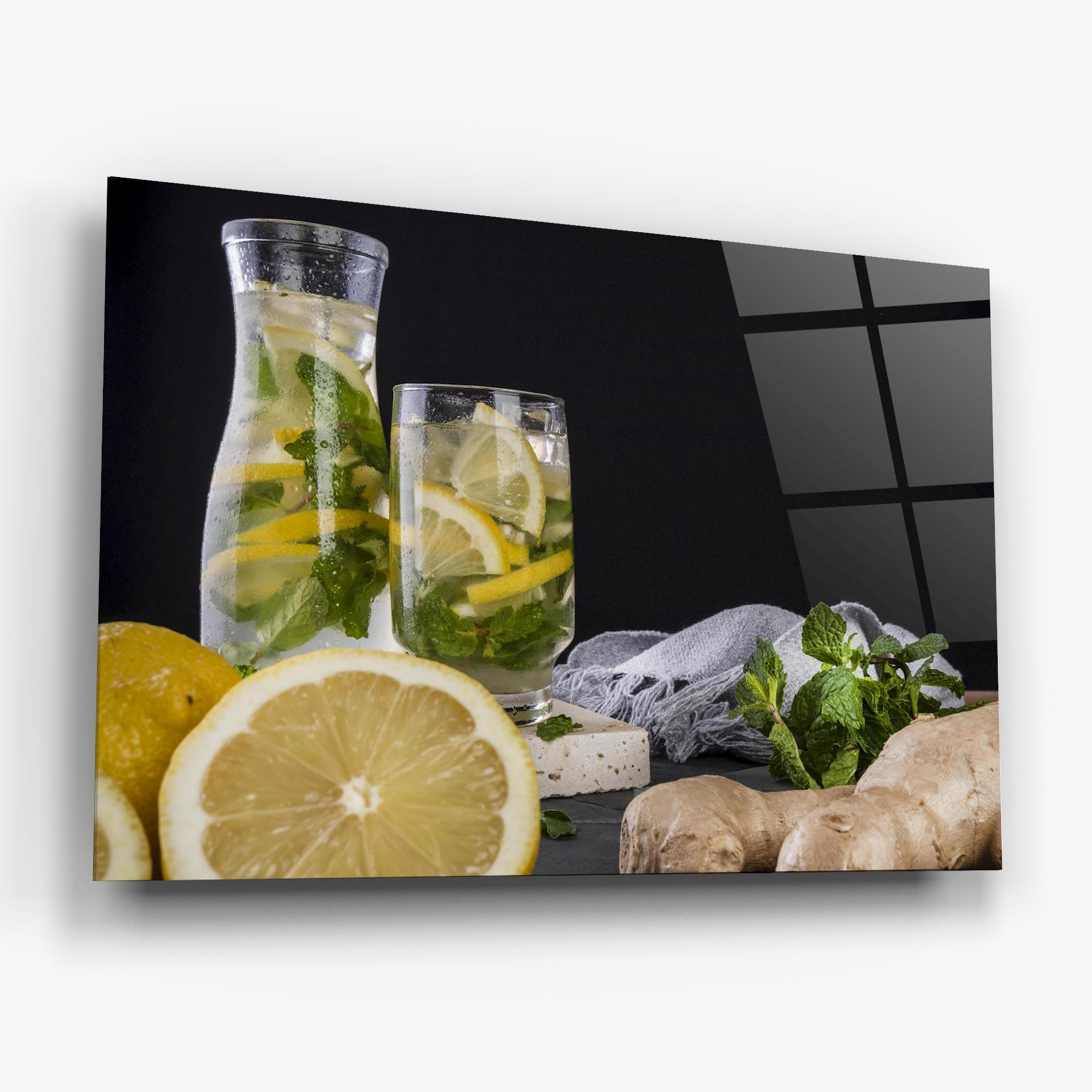 Üvegkép Ginger Lemonade mockup 6