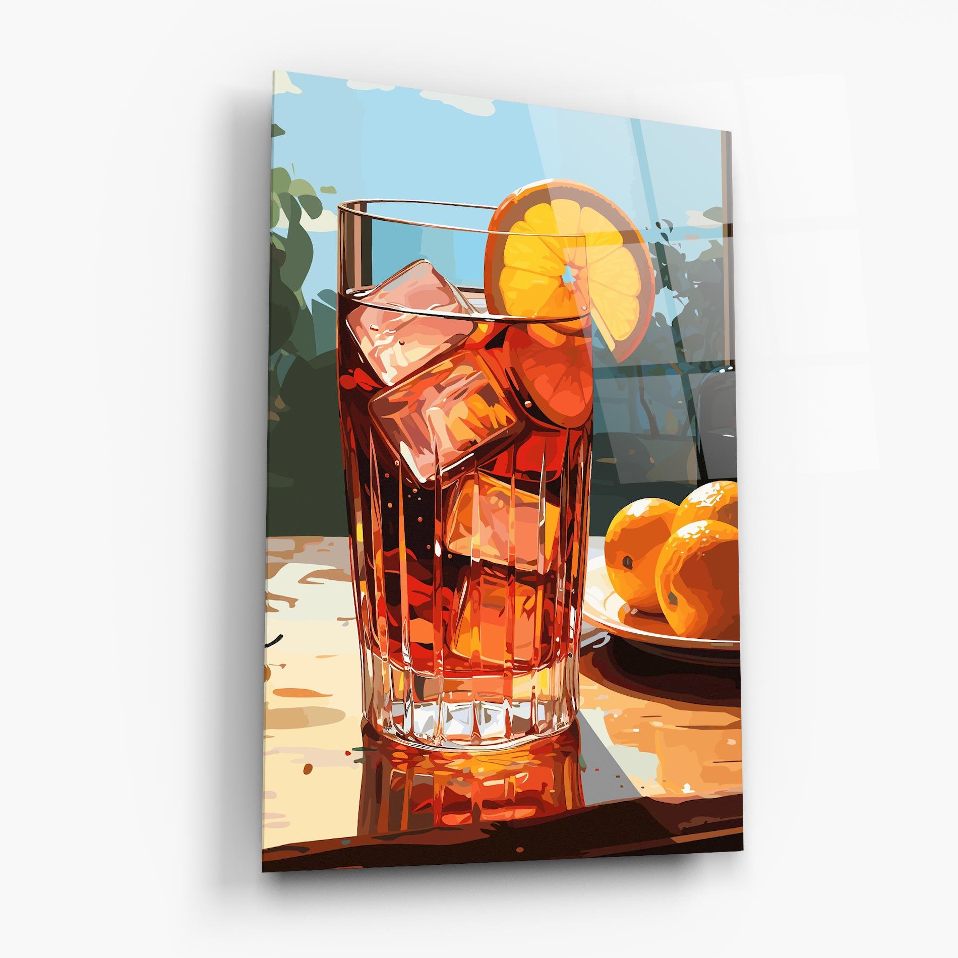 Üvegkép Cocktail Art mockup 6