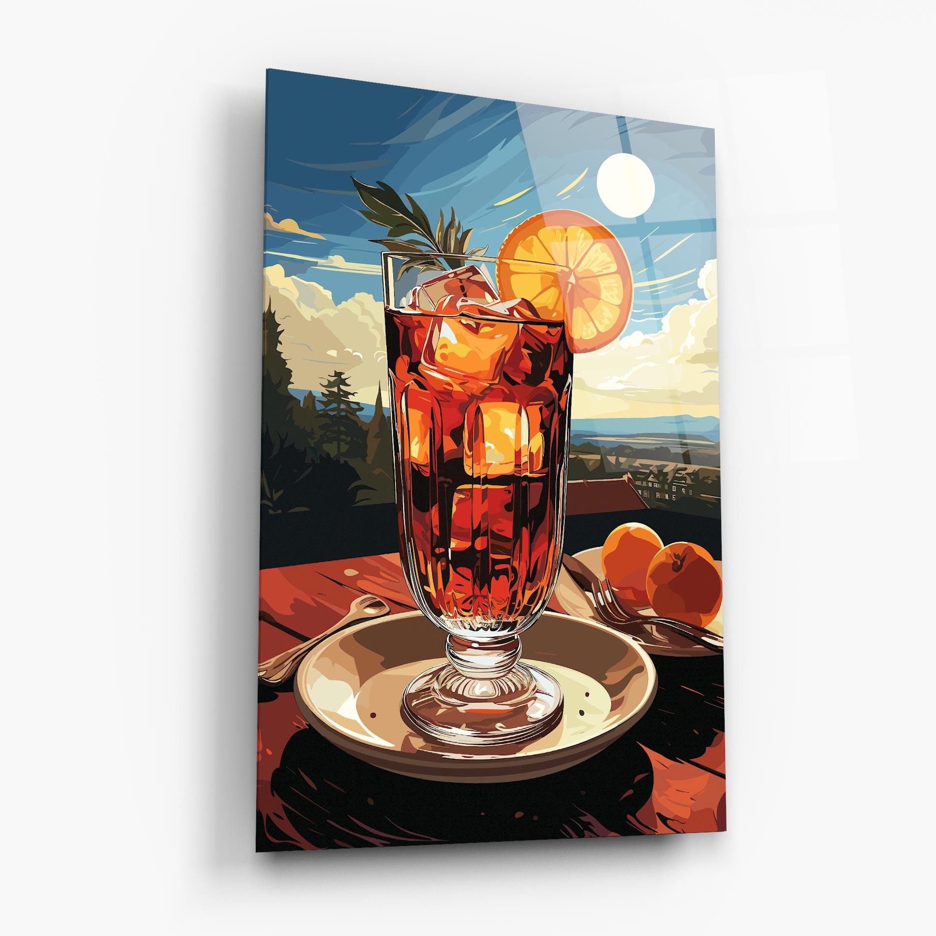 Üvegkép Cocktail Orange mockup 6