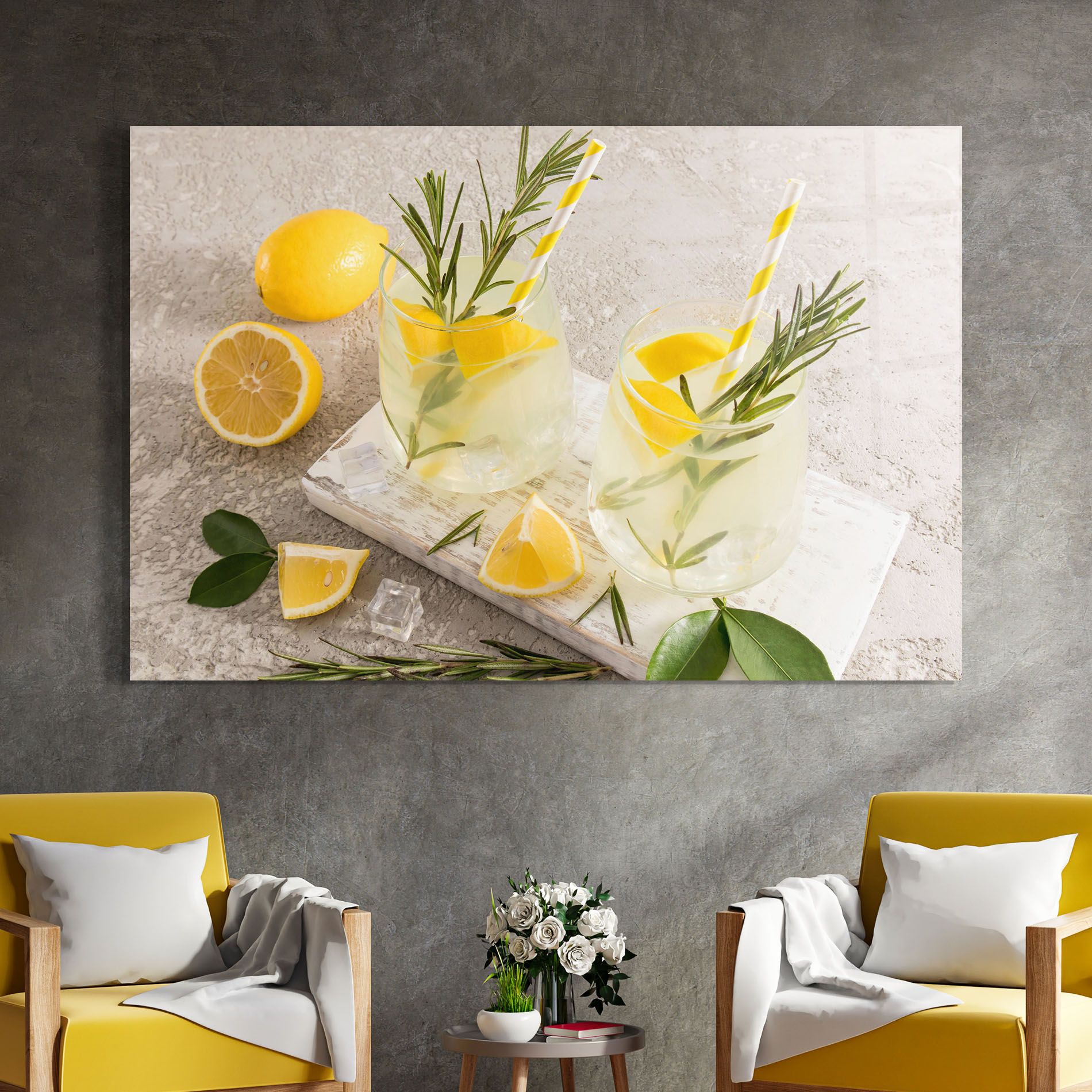 Homemade Rosemary Drink mockup 4