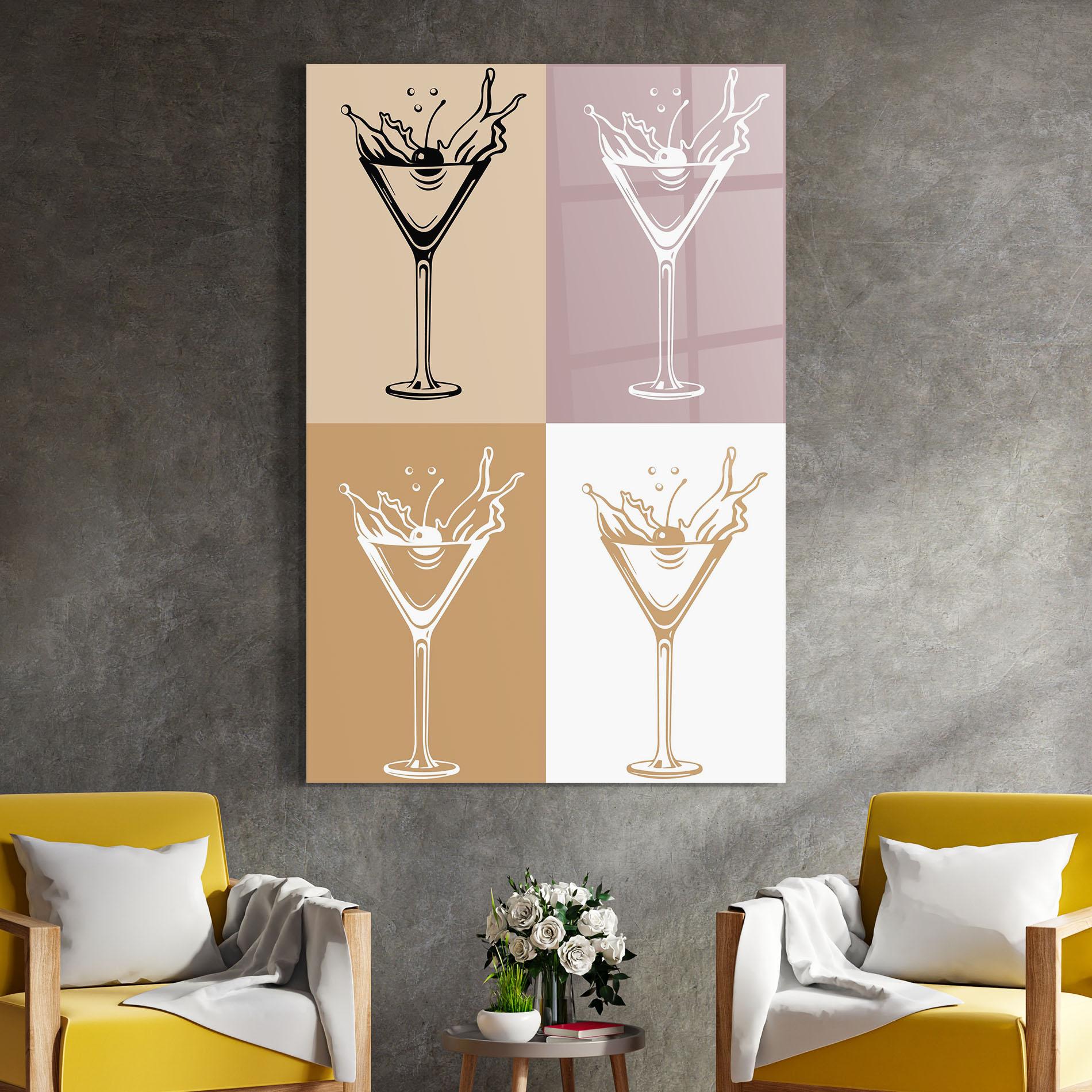 Üvegkép Drinks Mix mockup 4