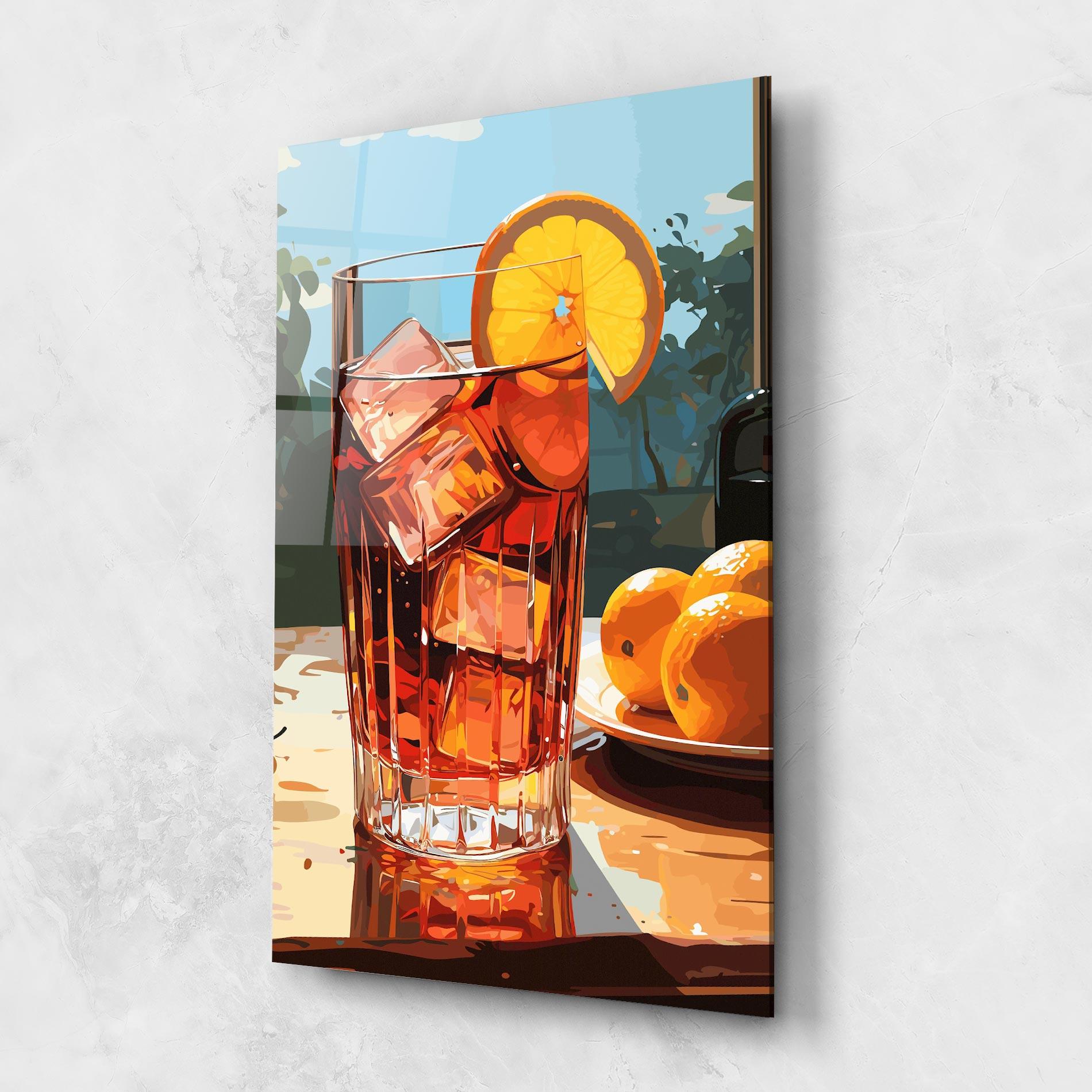 Üvegkép Cocktail Art mockup 1