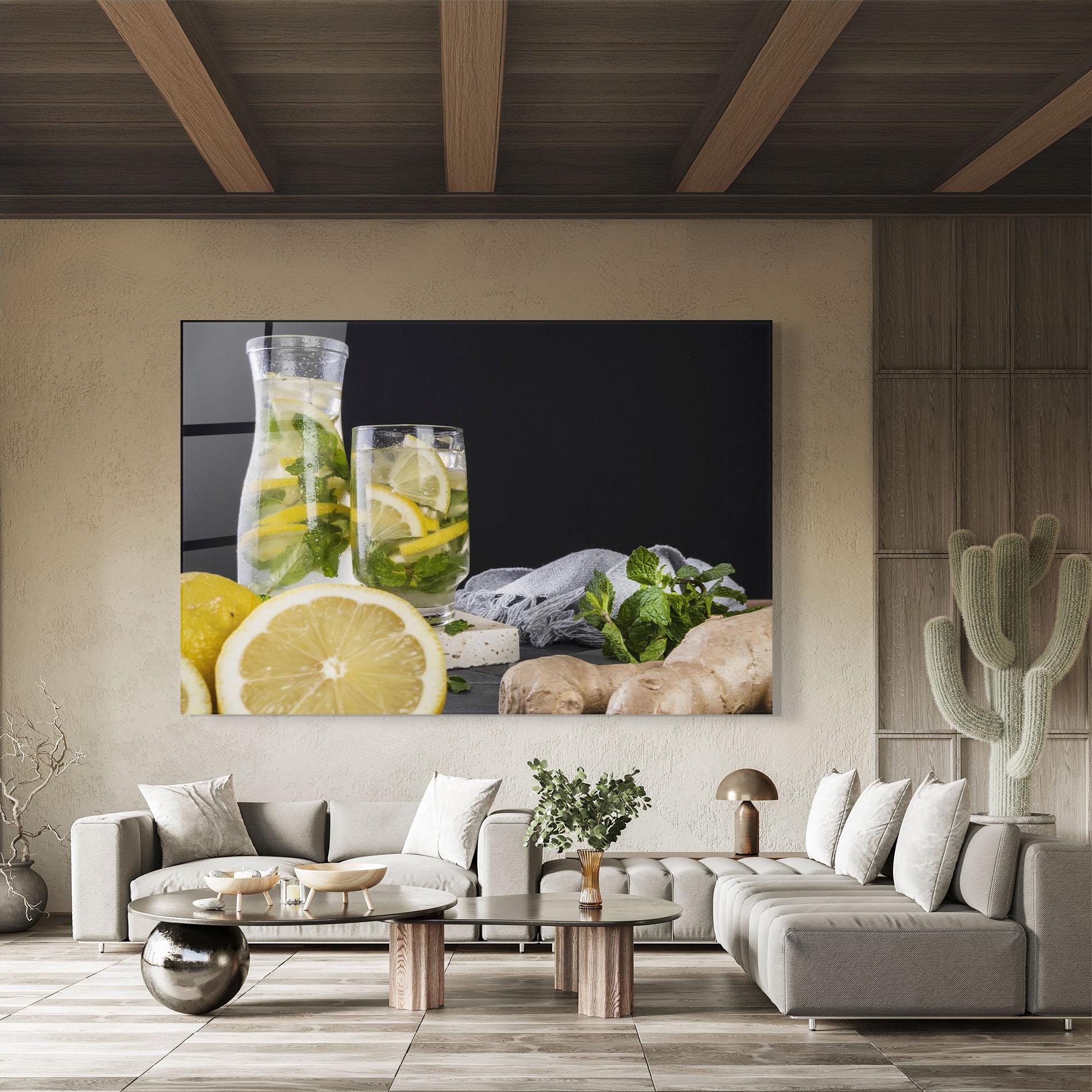Üvegkép Ginger Lemonade mockup 8