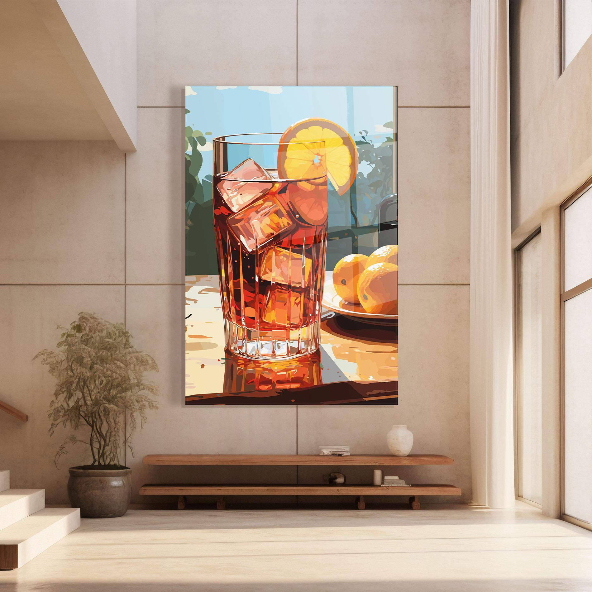 Üvegkép Cocktail Art mockup 8