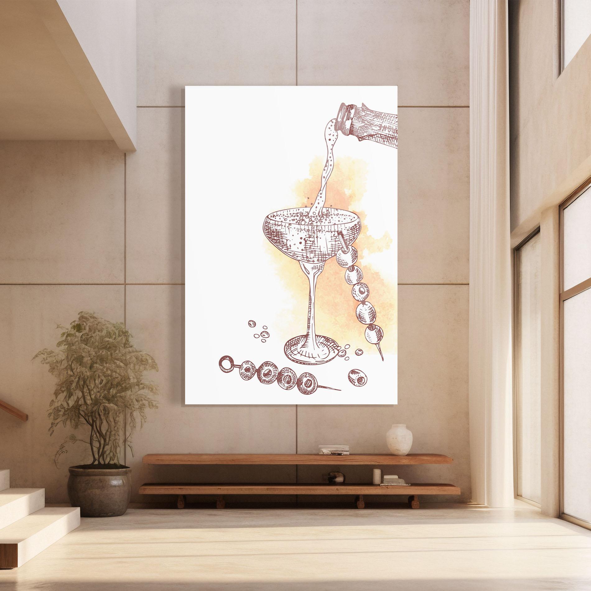 Üvegkép Cocktail mockup 8