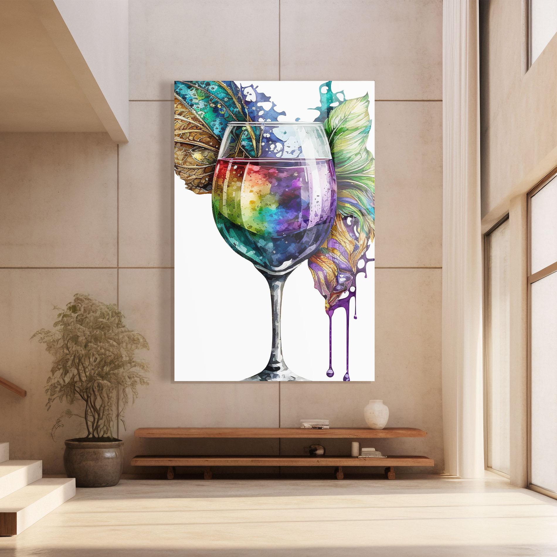 Üvegkép Colorful Drink mockup 8