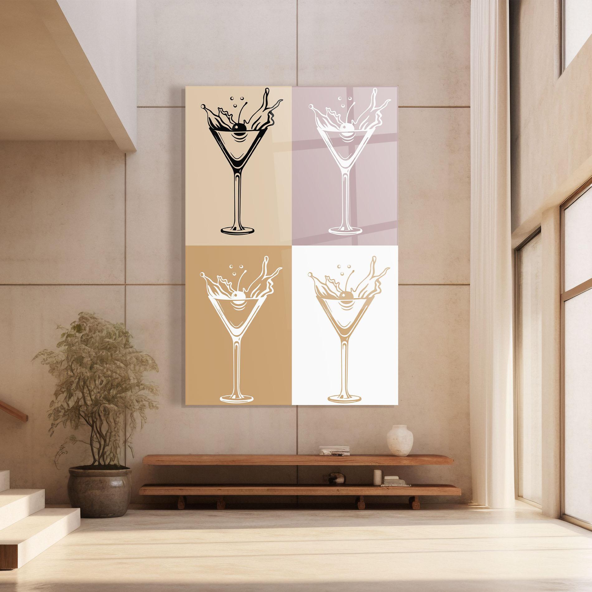 Üvegkép Drinks Mix mockup 8