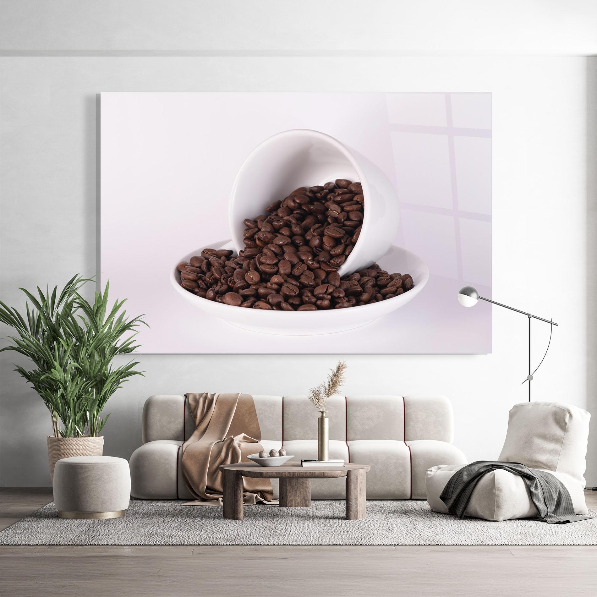 Üvegkép Bowl Of Coffee mockup 9