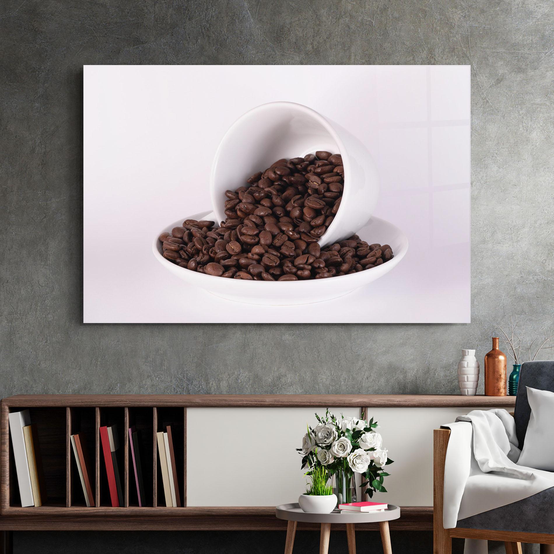 Üvegkép Bowl Of Coffee mockup 2