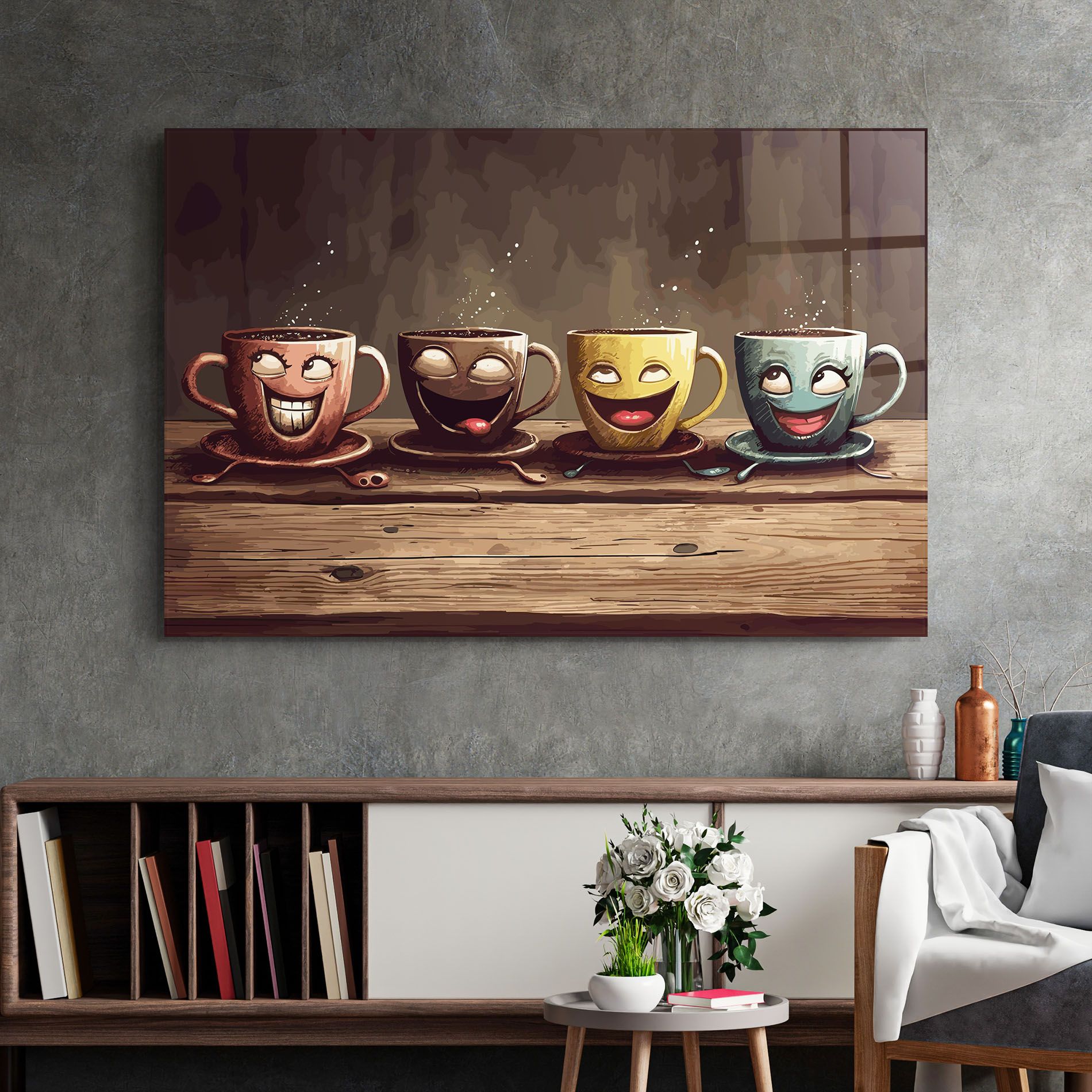 Coffee Faces mockup 2