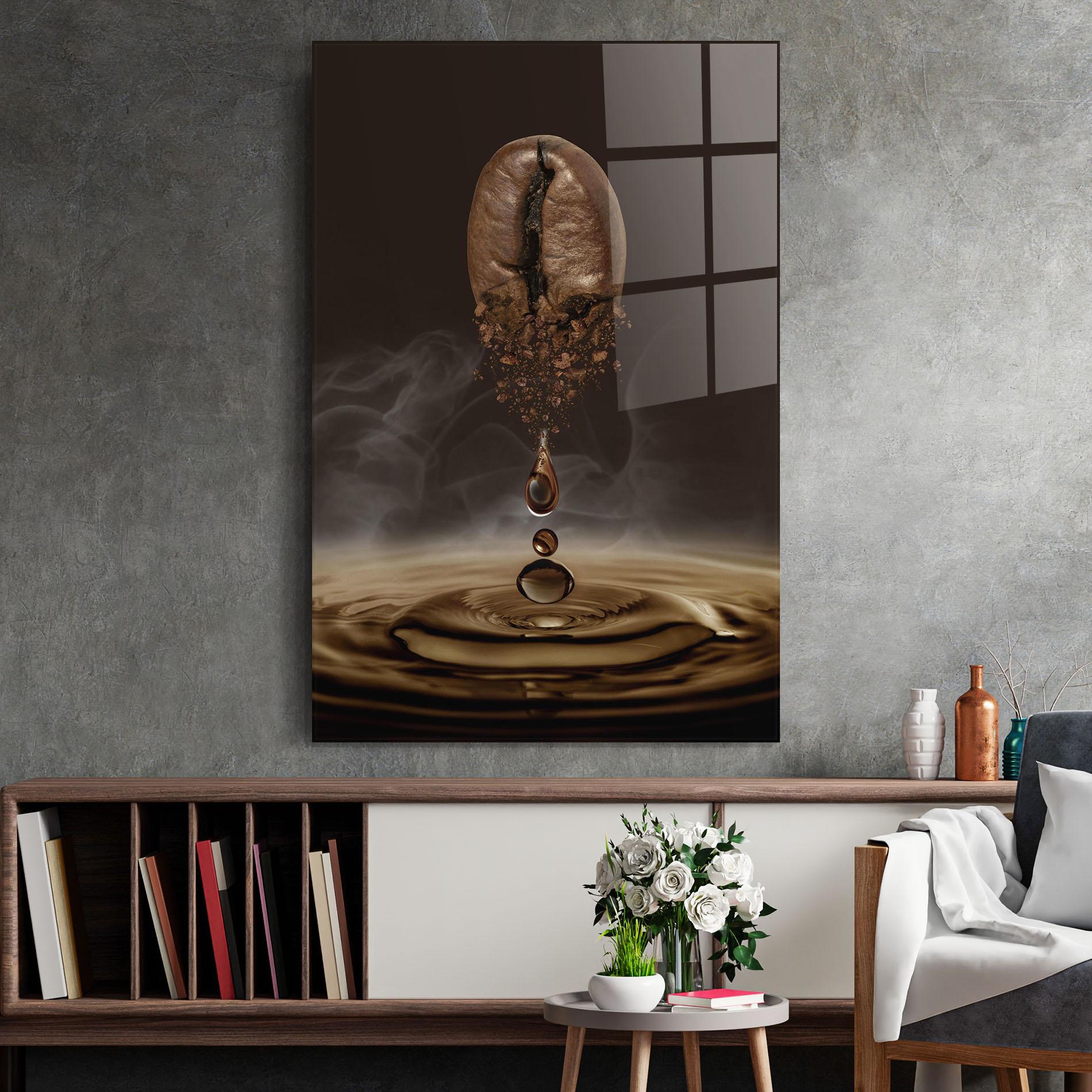 Üvegkép Coffee Drip Concept mockup 2
