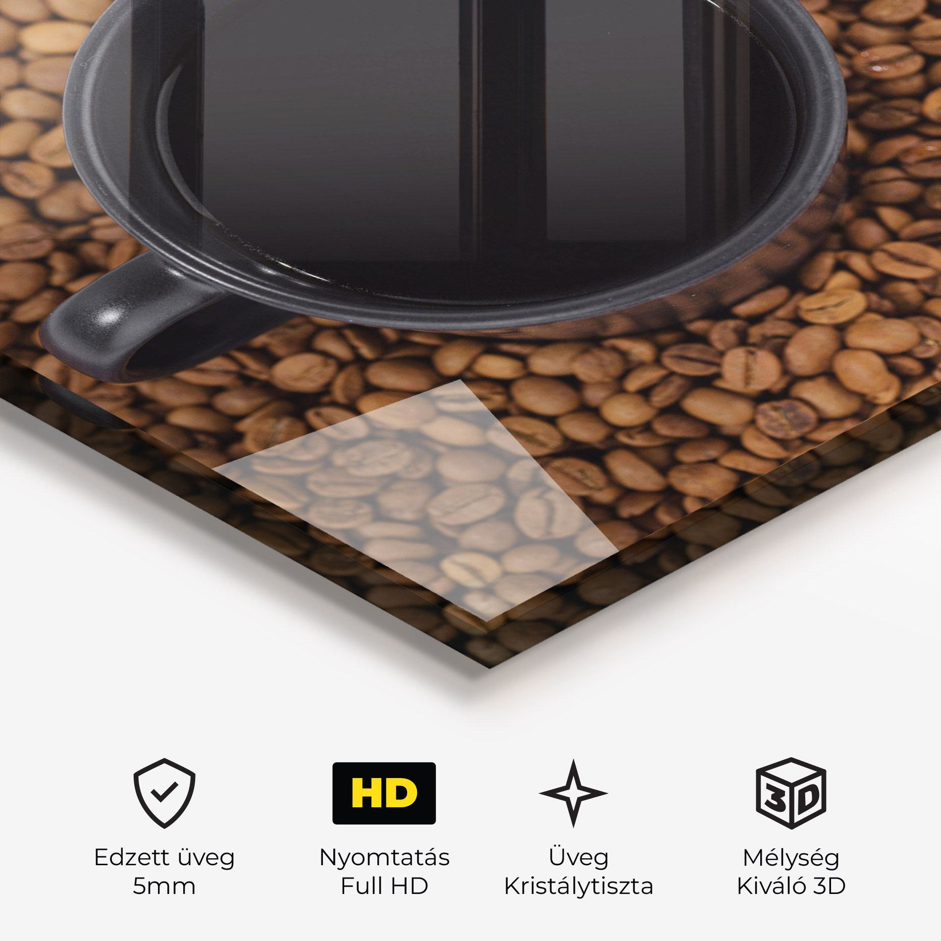 Black Cup Of Coffee mockup 3