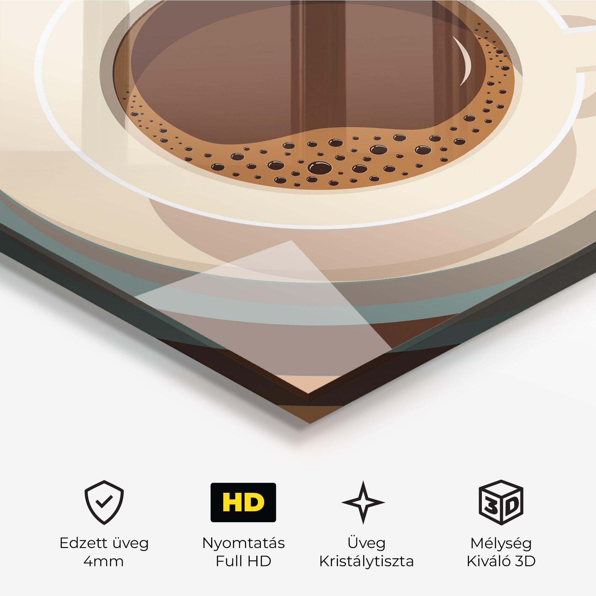 Üvegkép Coffee Cup mockup 3