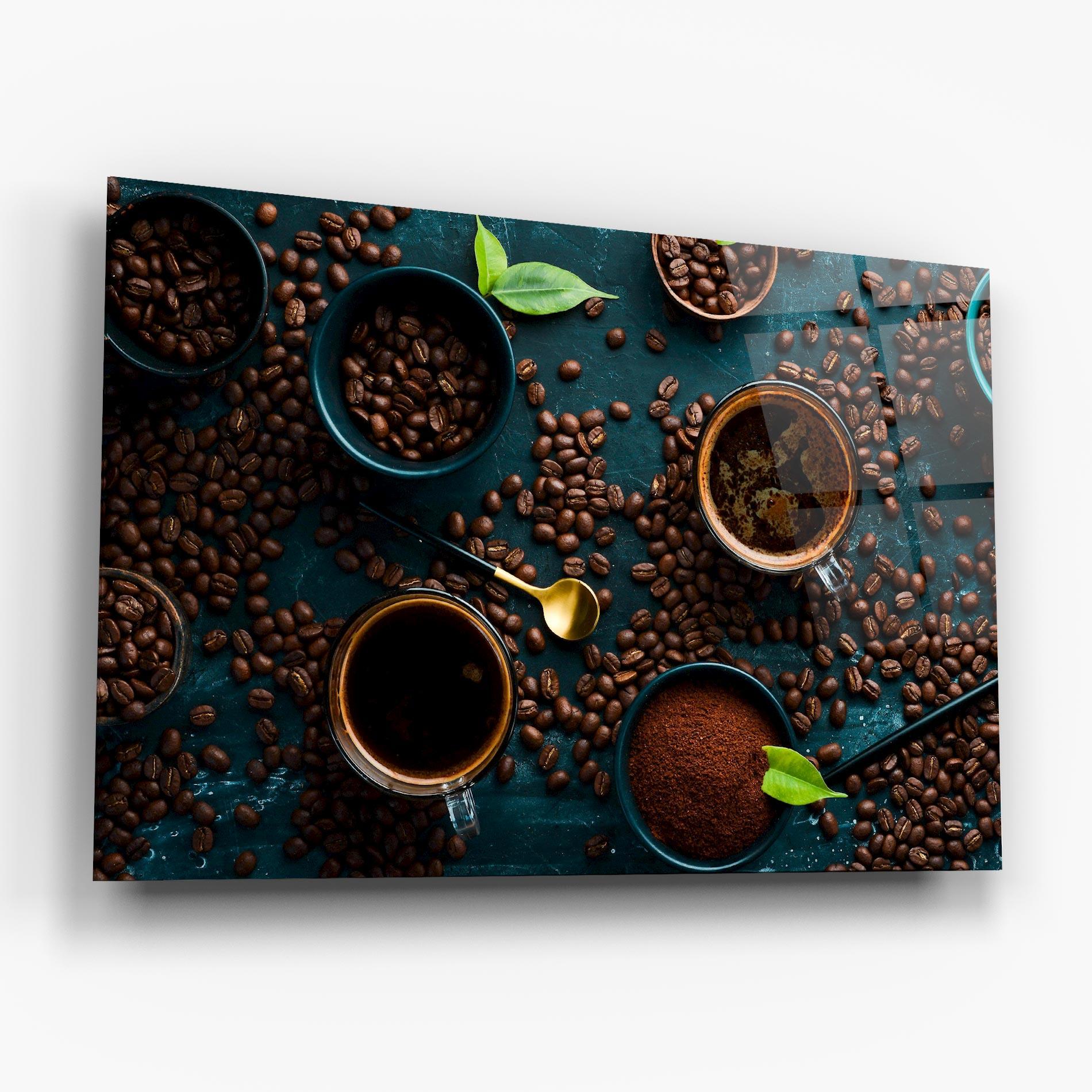 Üvegkép Coffee Cups mockup 6
