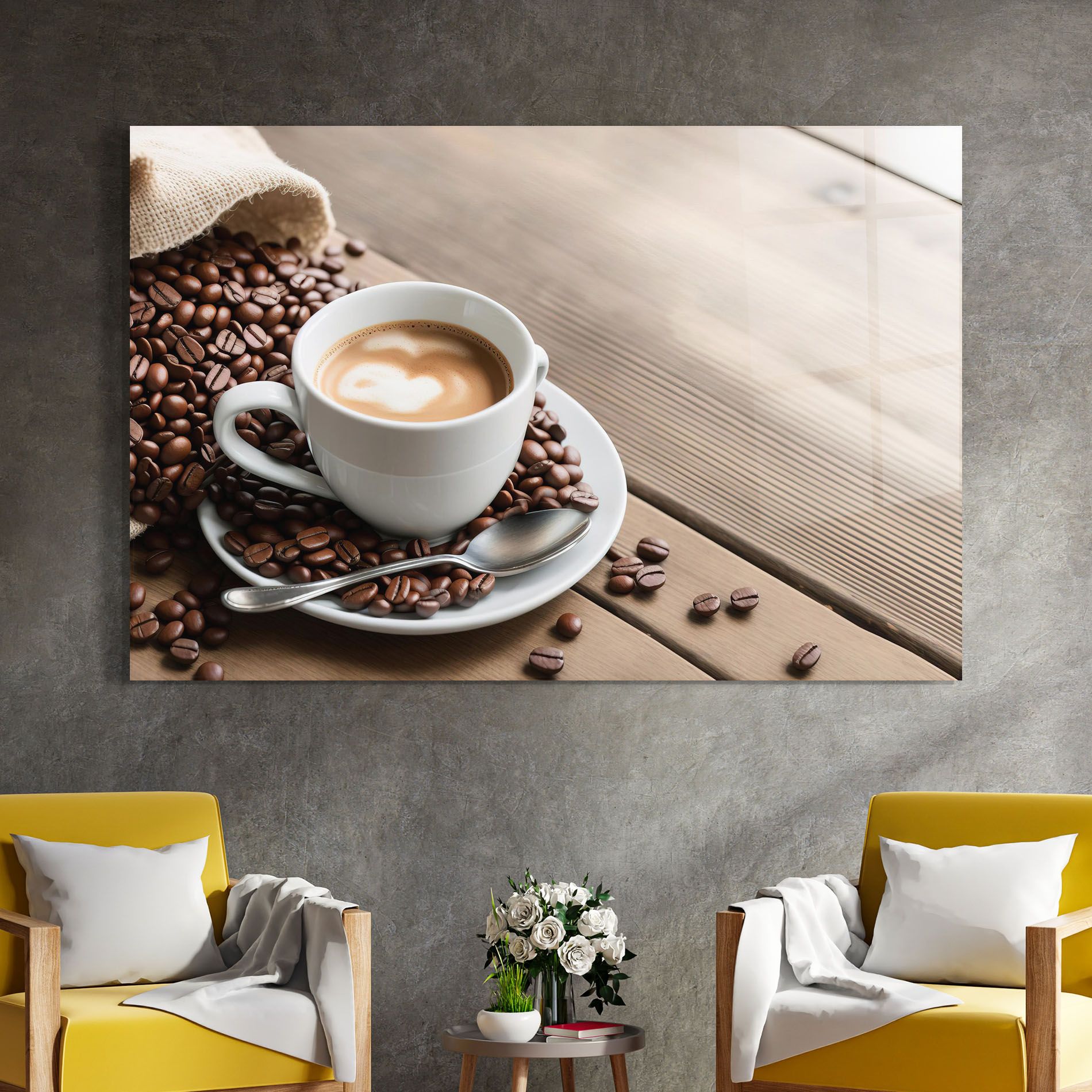 Coffee On Table mockup 4