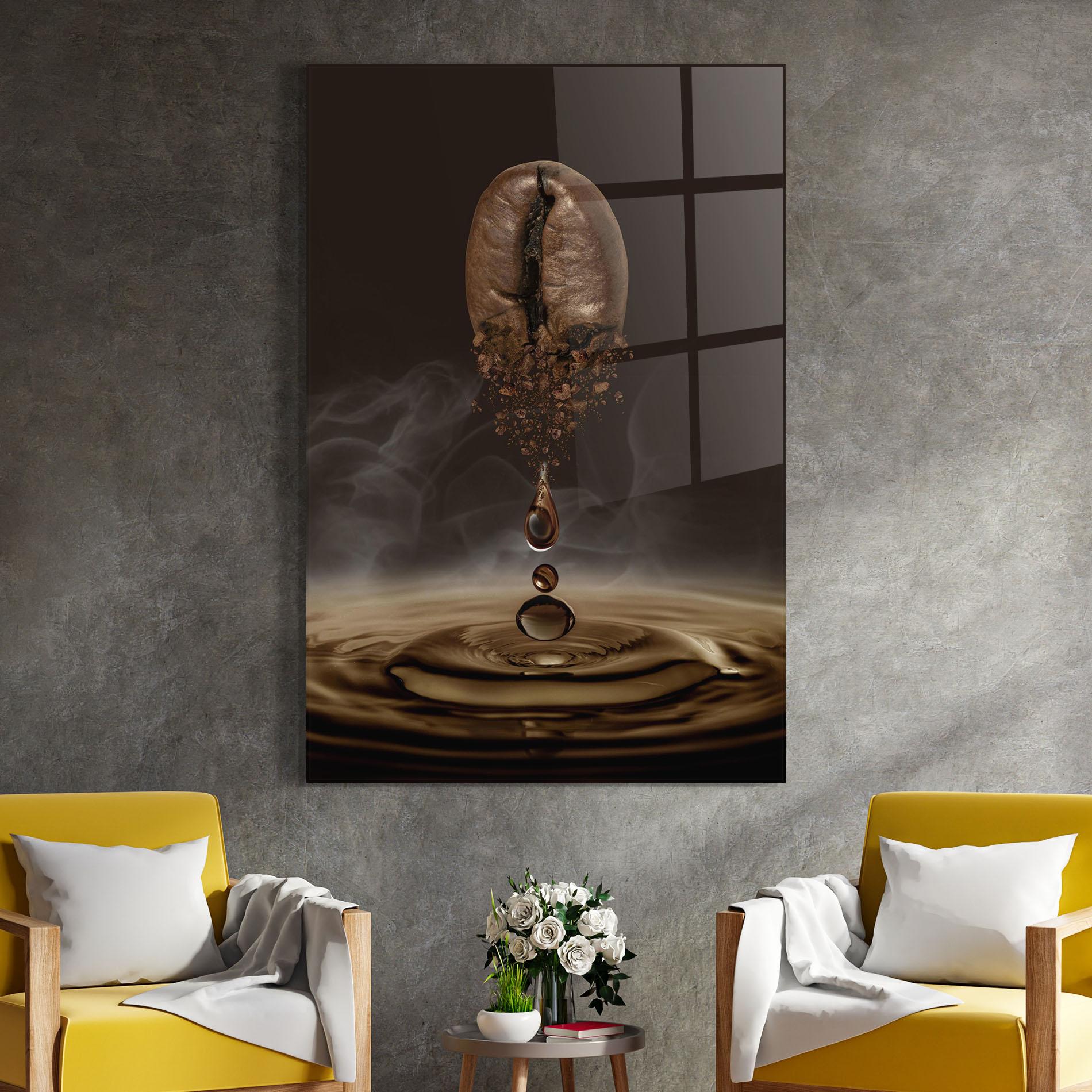Üvegkép Coffee Drip Concept mockup 4