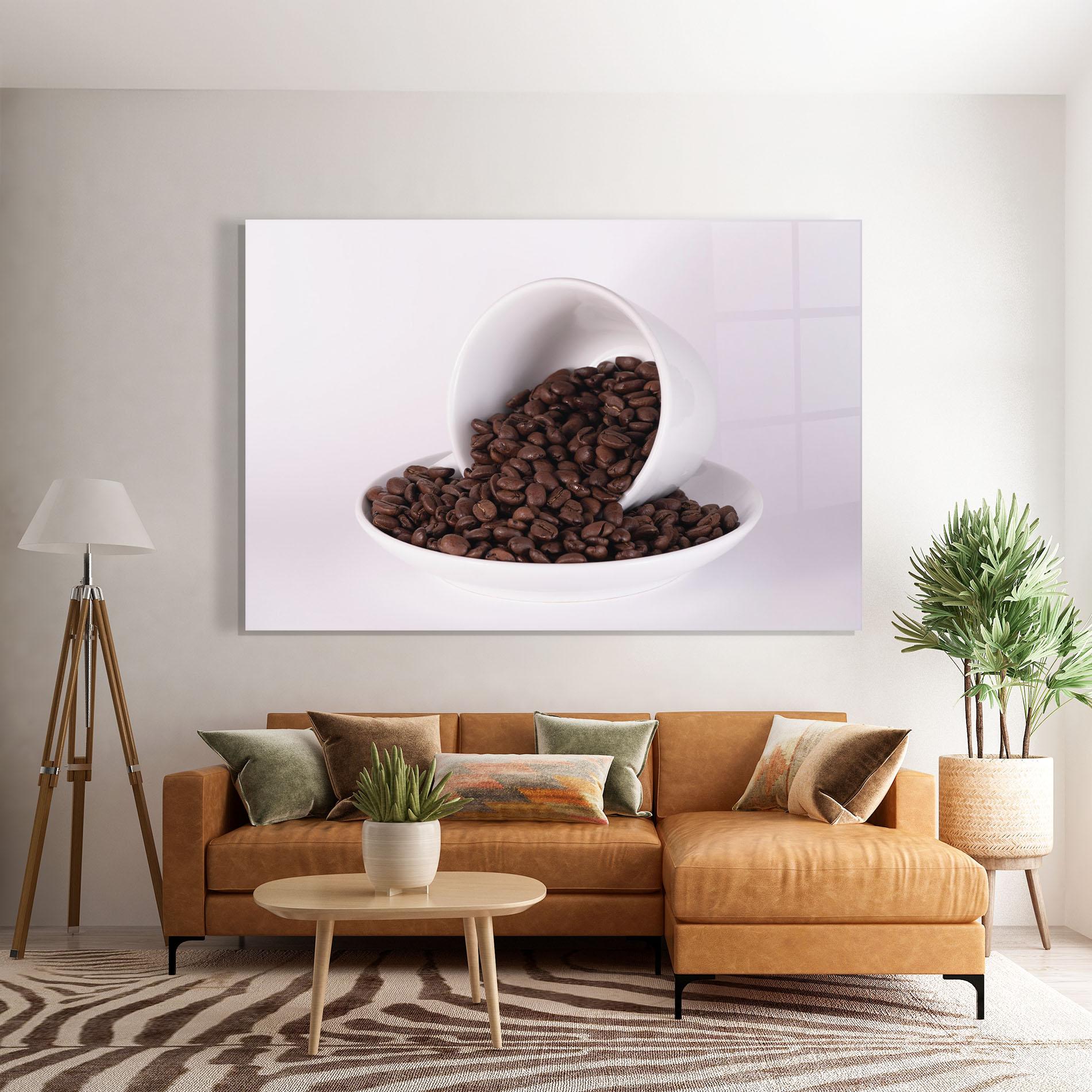 Üvegkép Bowl Of Coffee mockup 7